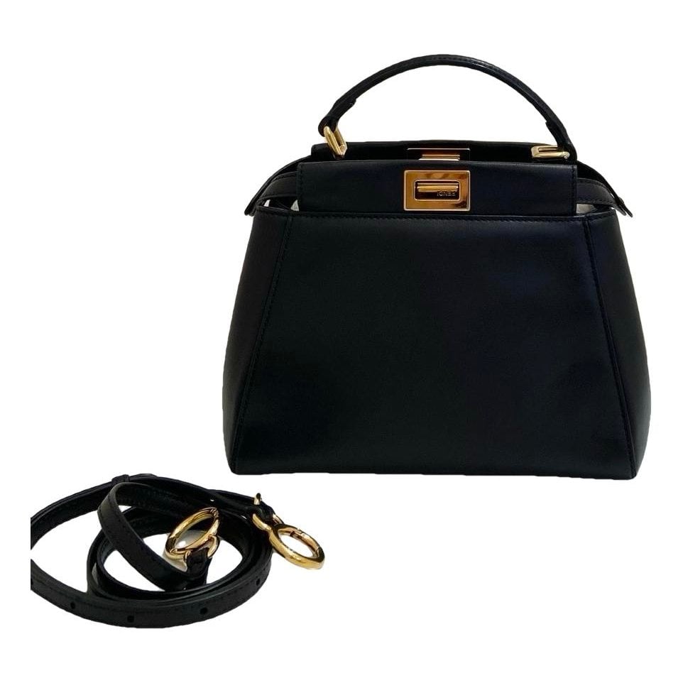 Peekaboo leather handbag