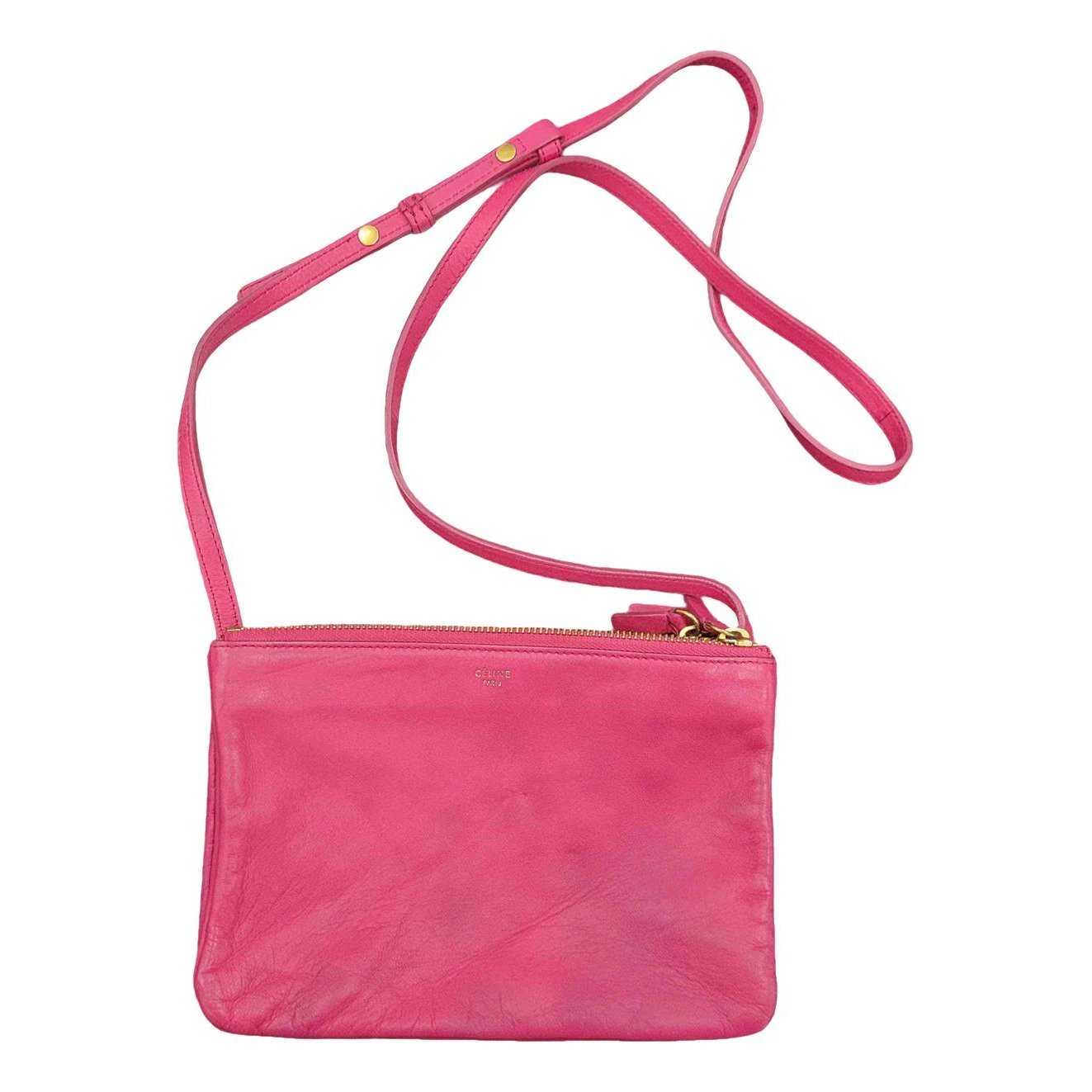 Trio leather crossbody bag