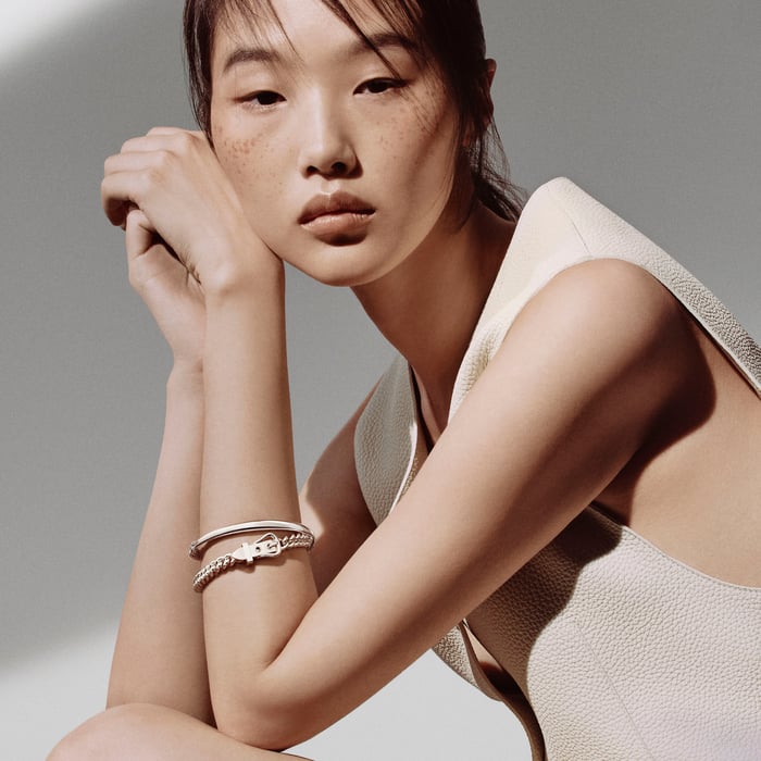 Sans Coloris Boucle Sellier Inflexible Bracelet, Small Model
