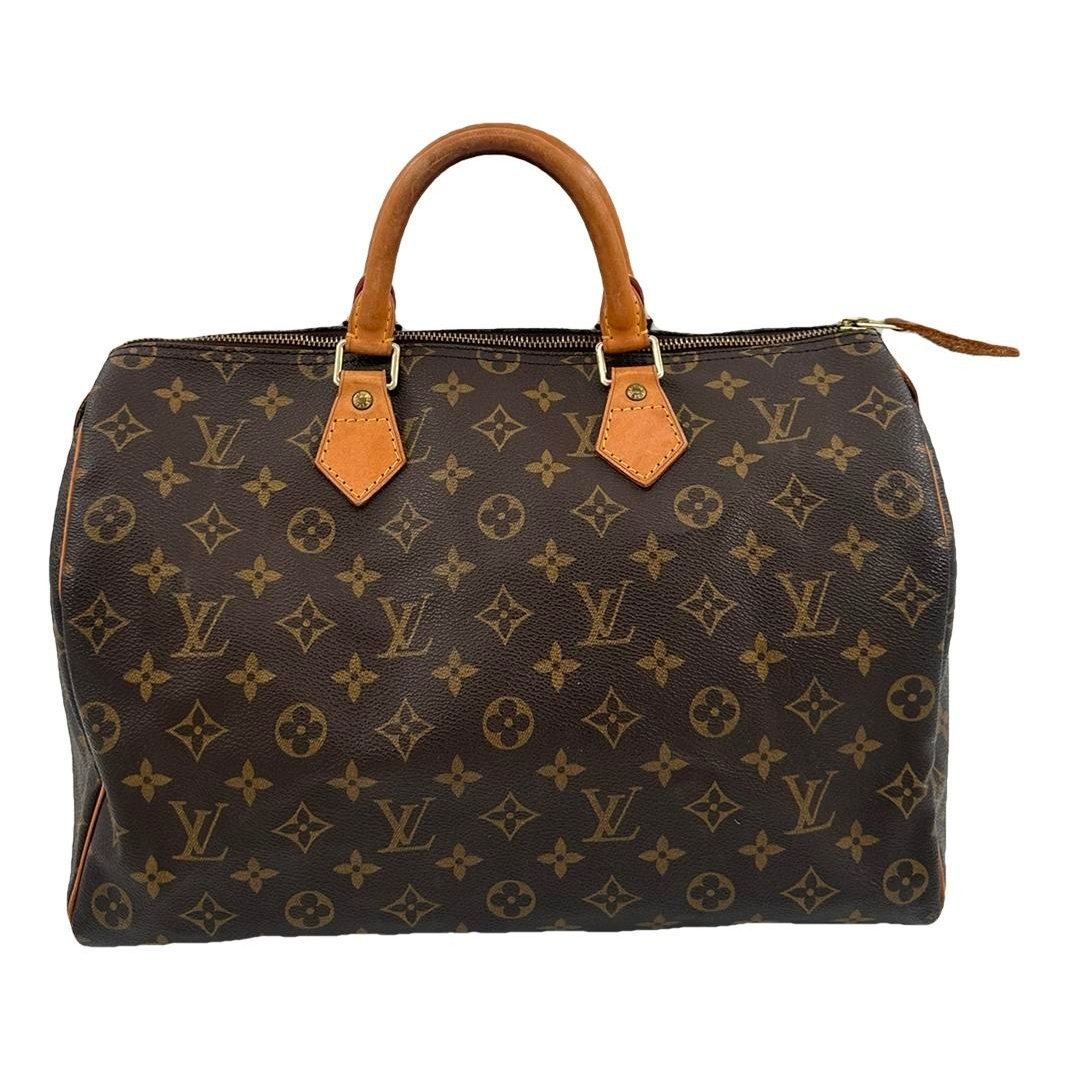 Speedy leather handbag