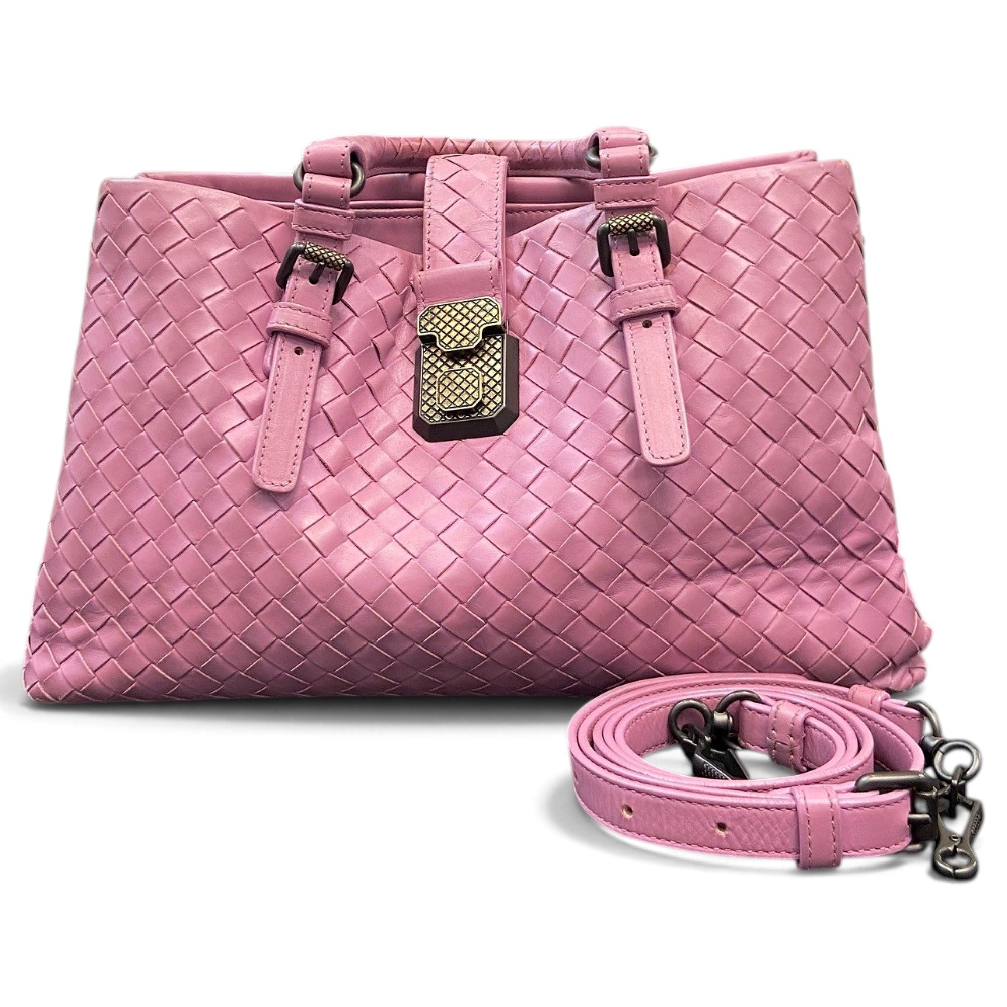 Roma leather tote
