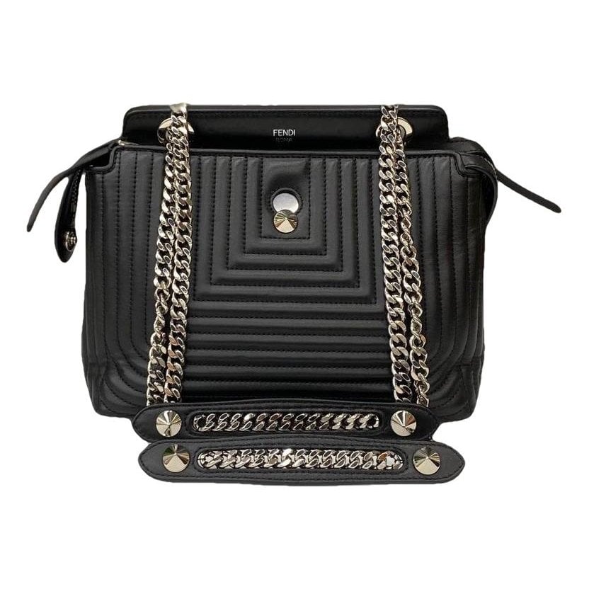 Dot Com leather handbag