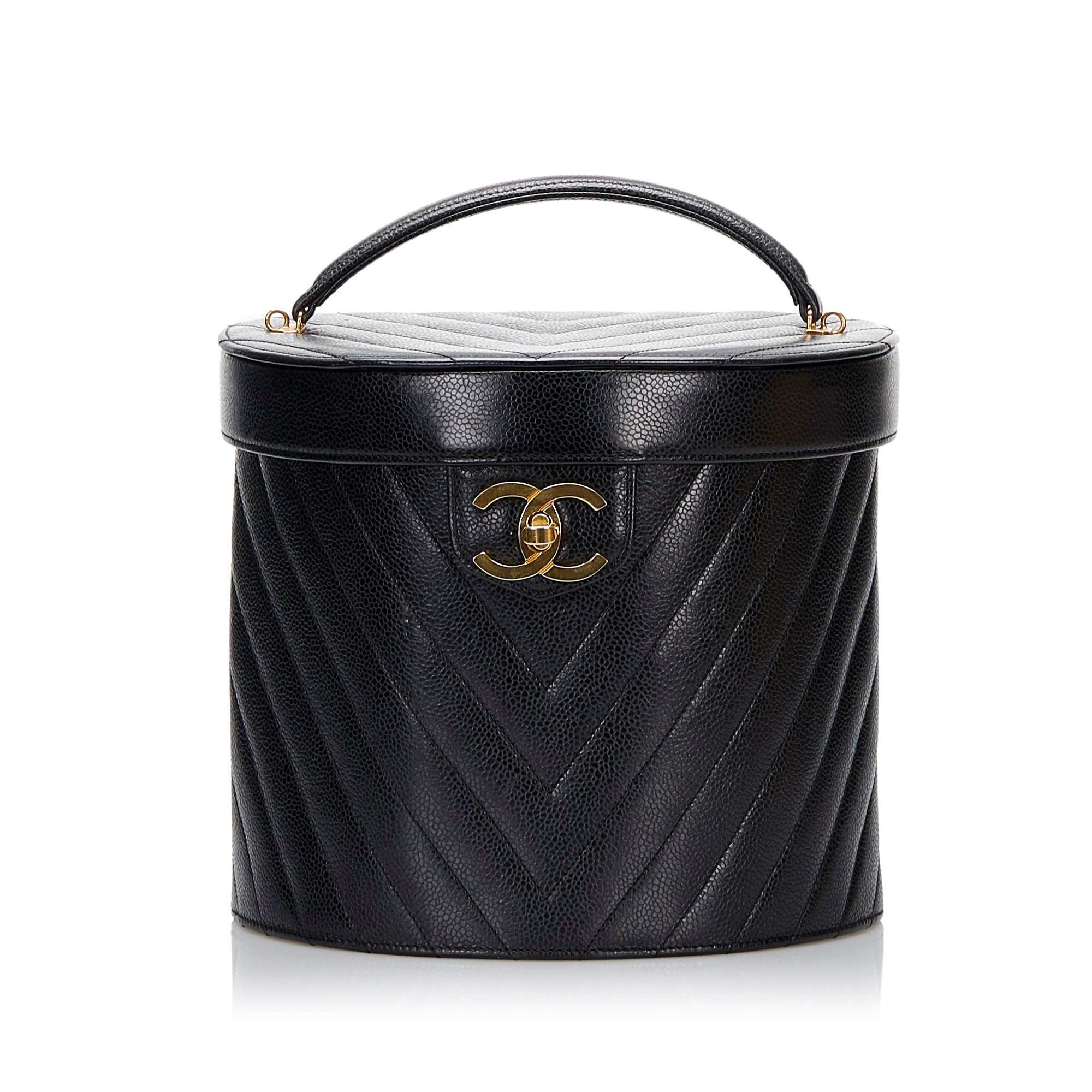 Trendy CC Vanity leather handbag