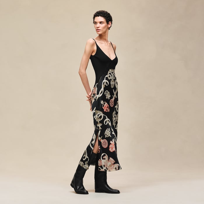 Noir "Ferronnerie Remix" Dress