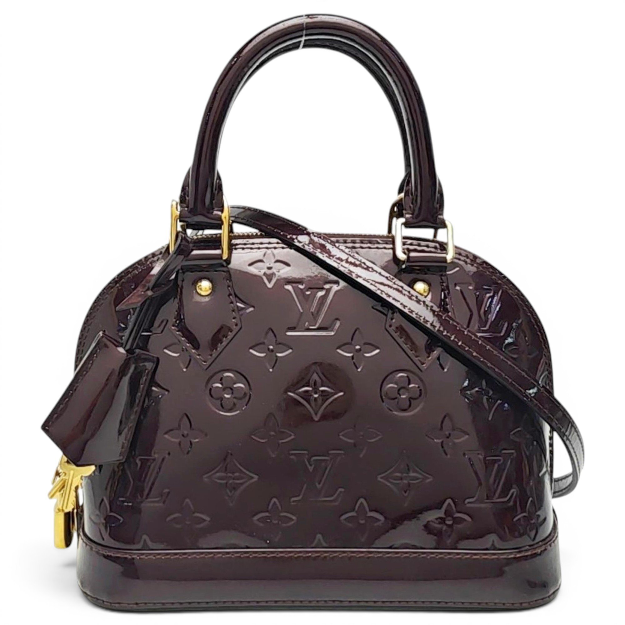 Alma BB patent leather handbag