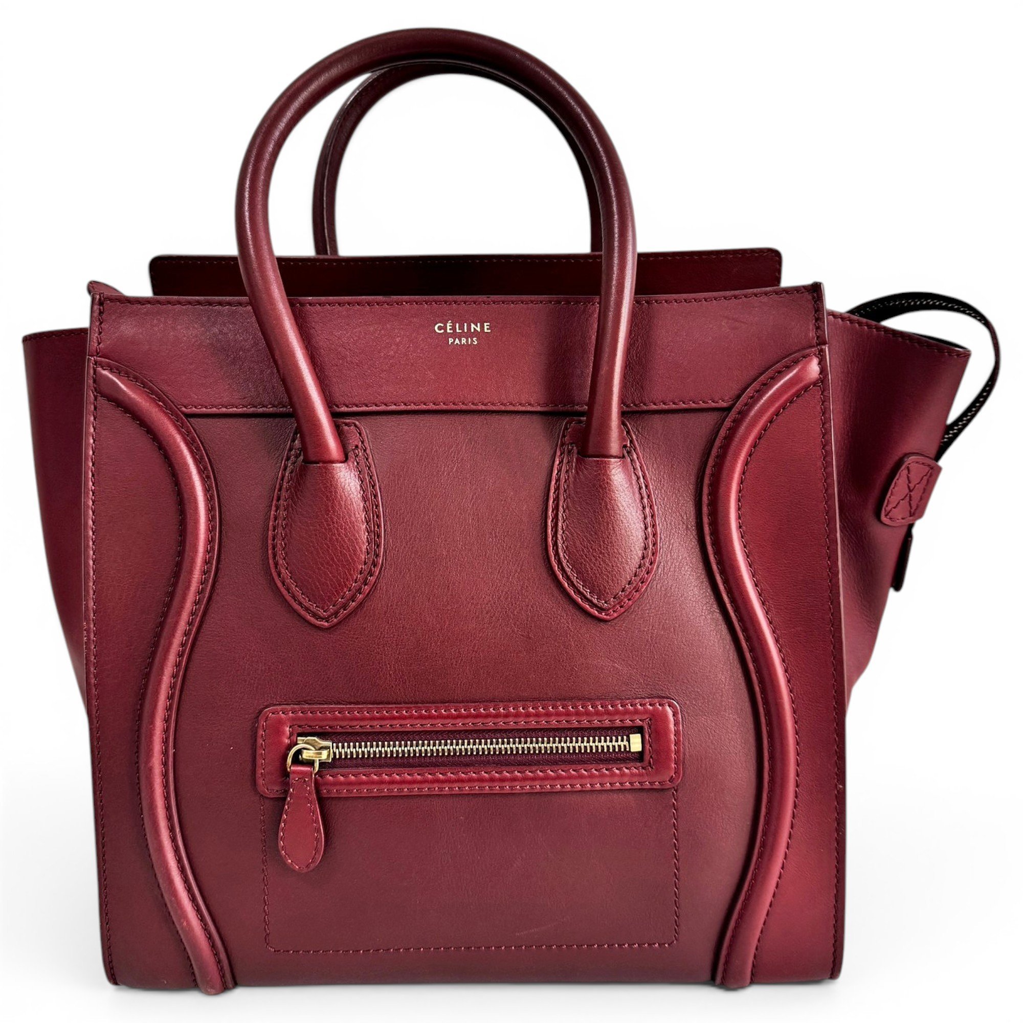 Luggage leather handbag