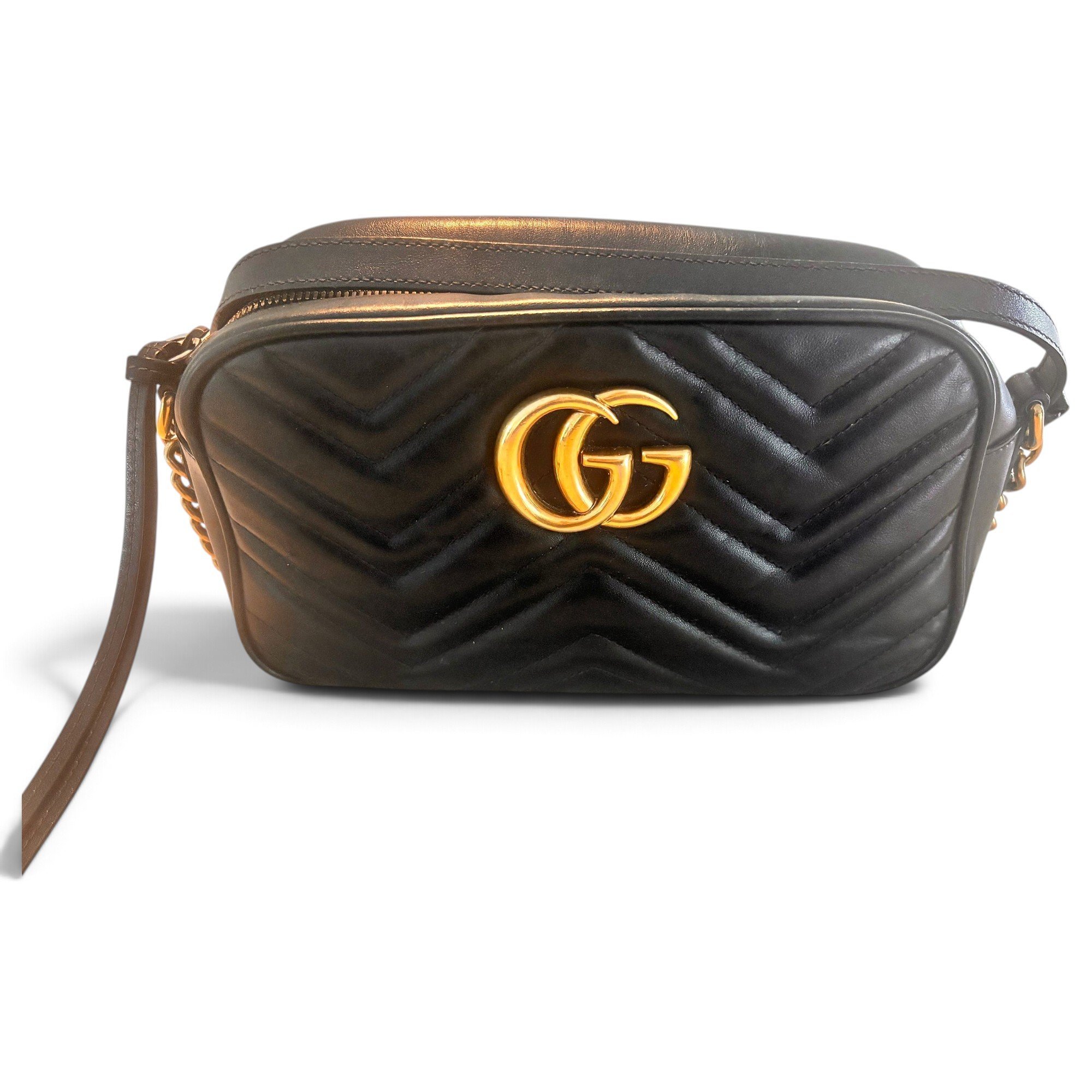 GG Marmont Zip leather crossbody bag