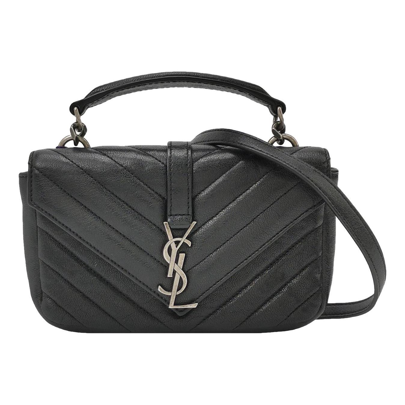 Collége monogramme leather handbag