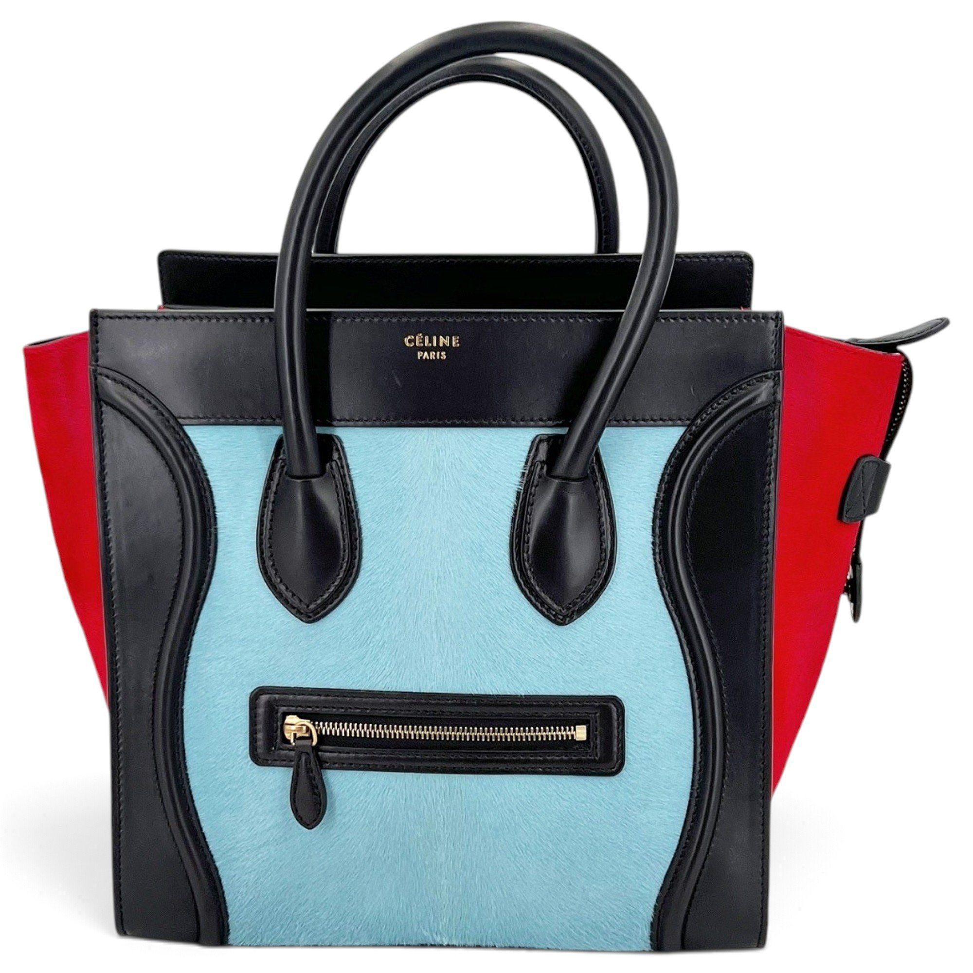 Luggage leather tote