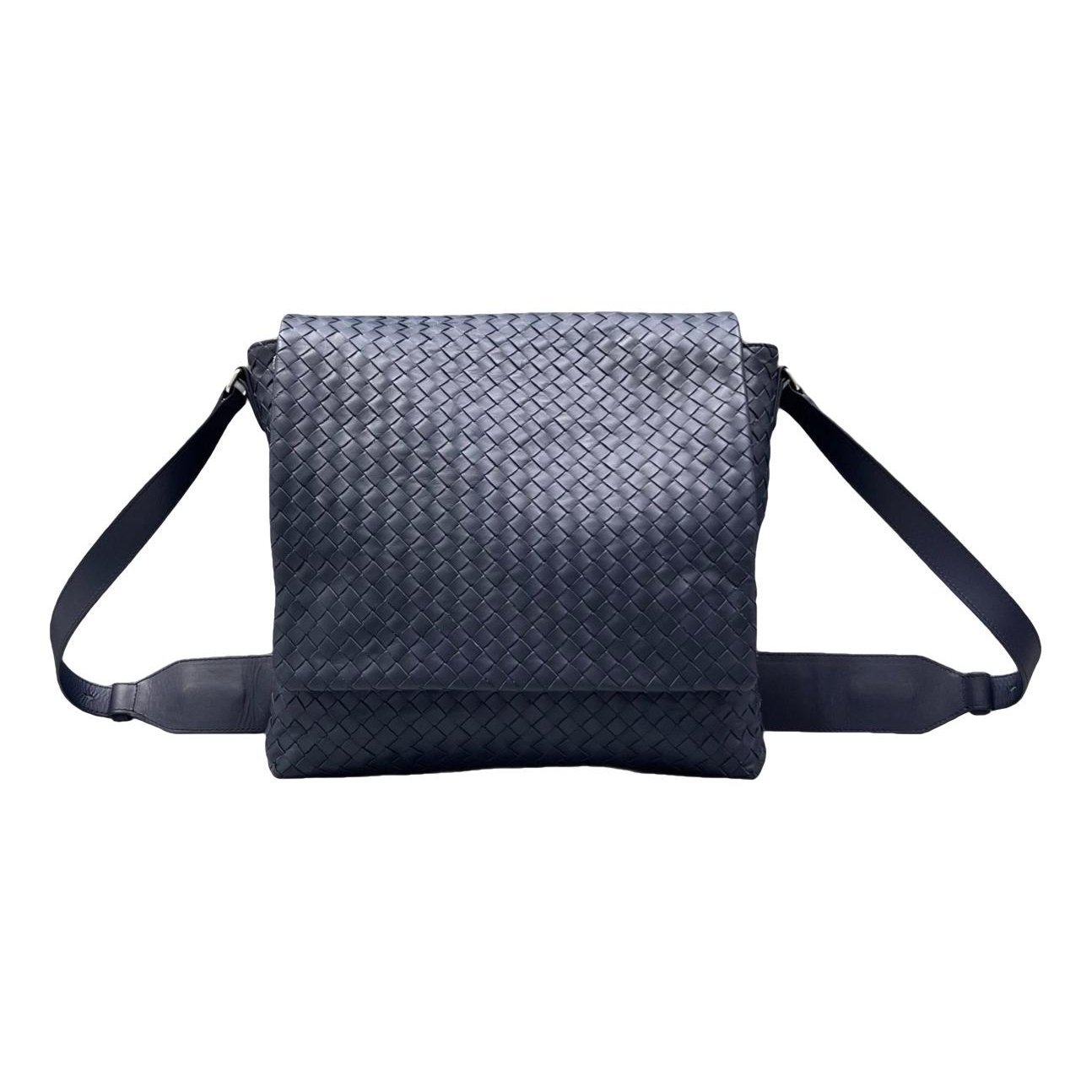 Leather clutch bag