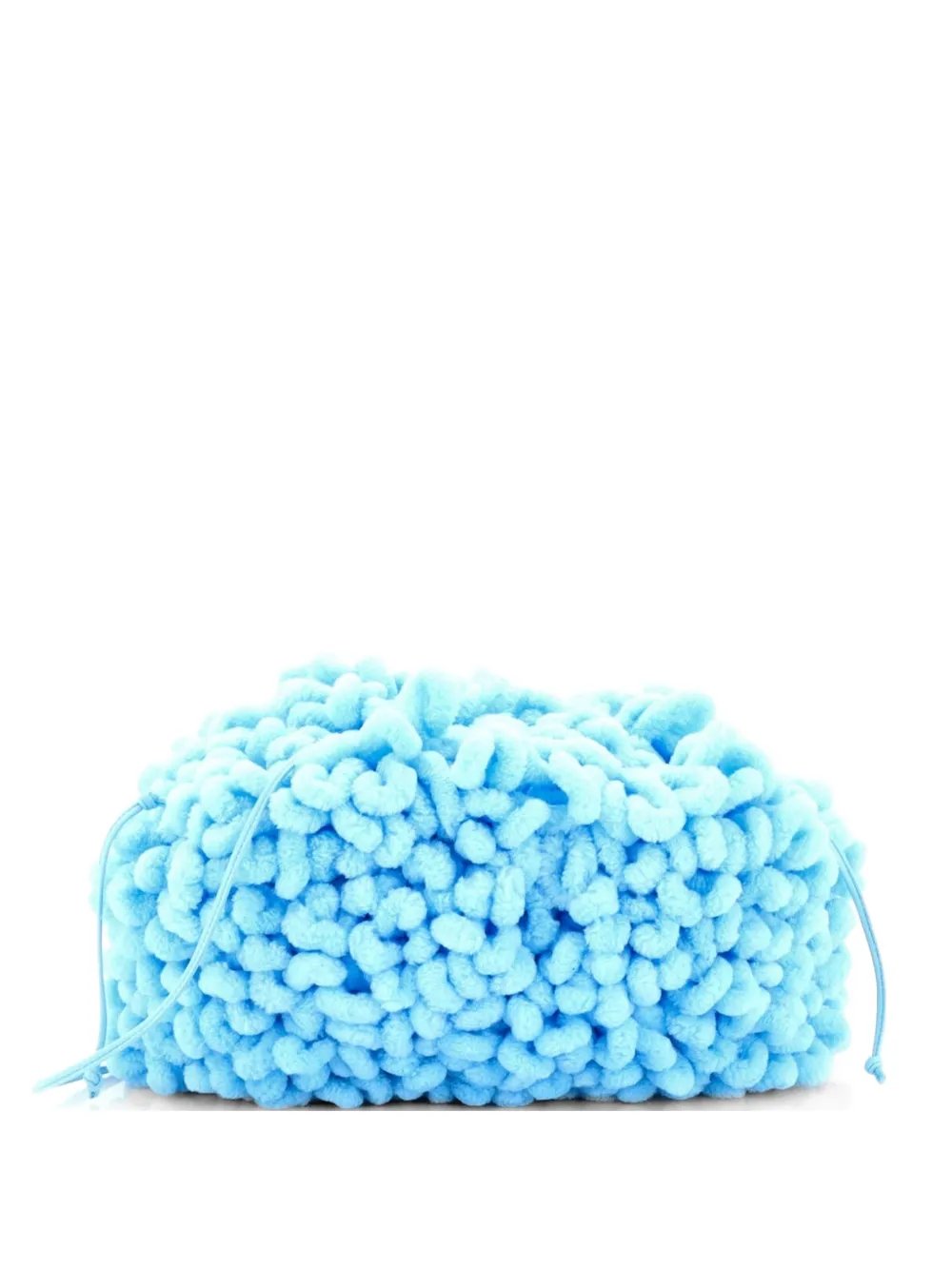 The Wave Pouch Twisted Chenille Mini crossbody bag