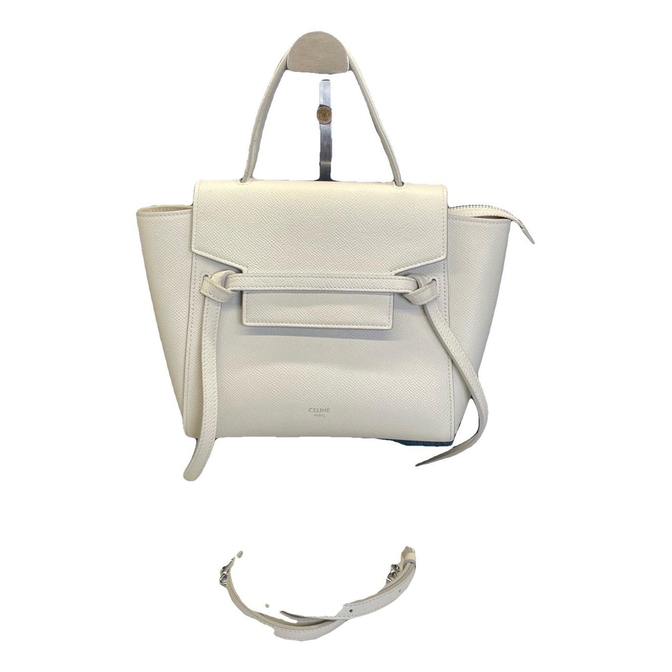 Belt leather handbag