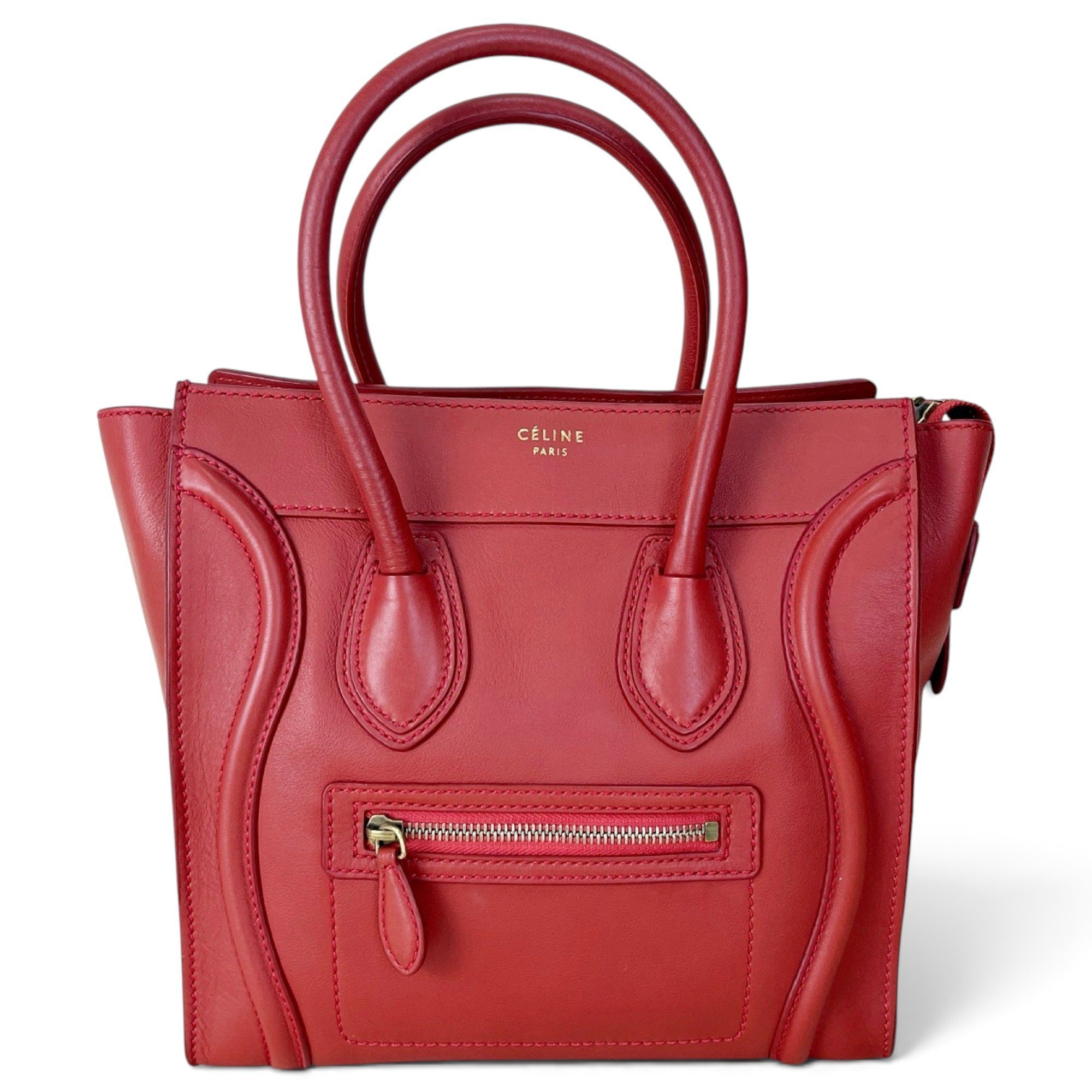 Luggage leather handbag