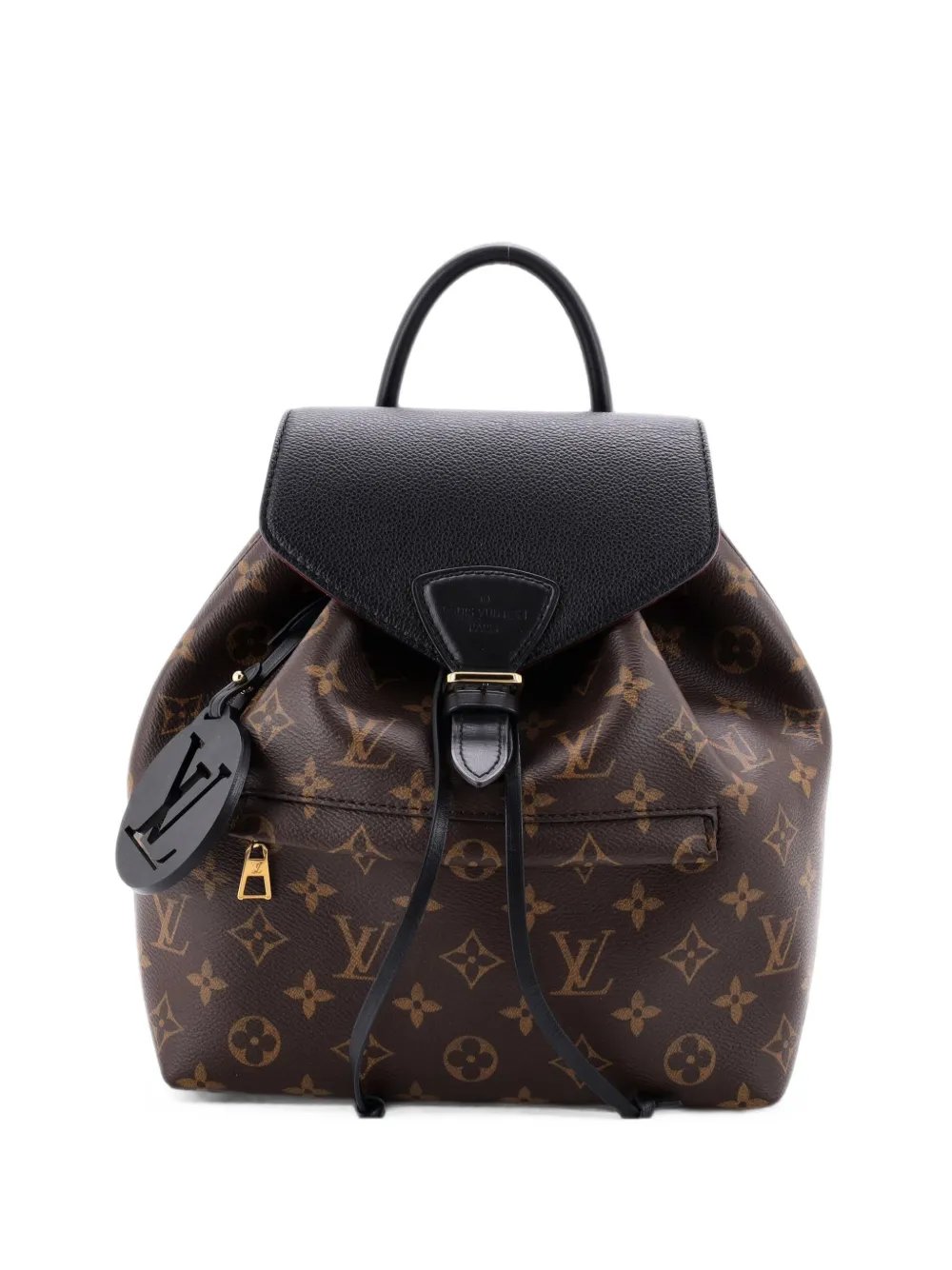 Montsouris NM Monogram Canvas with Leather PM backpack