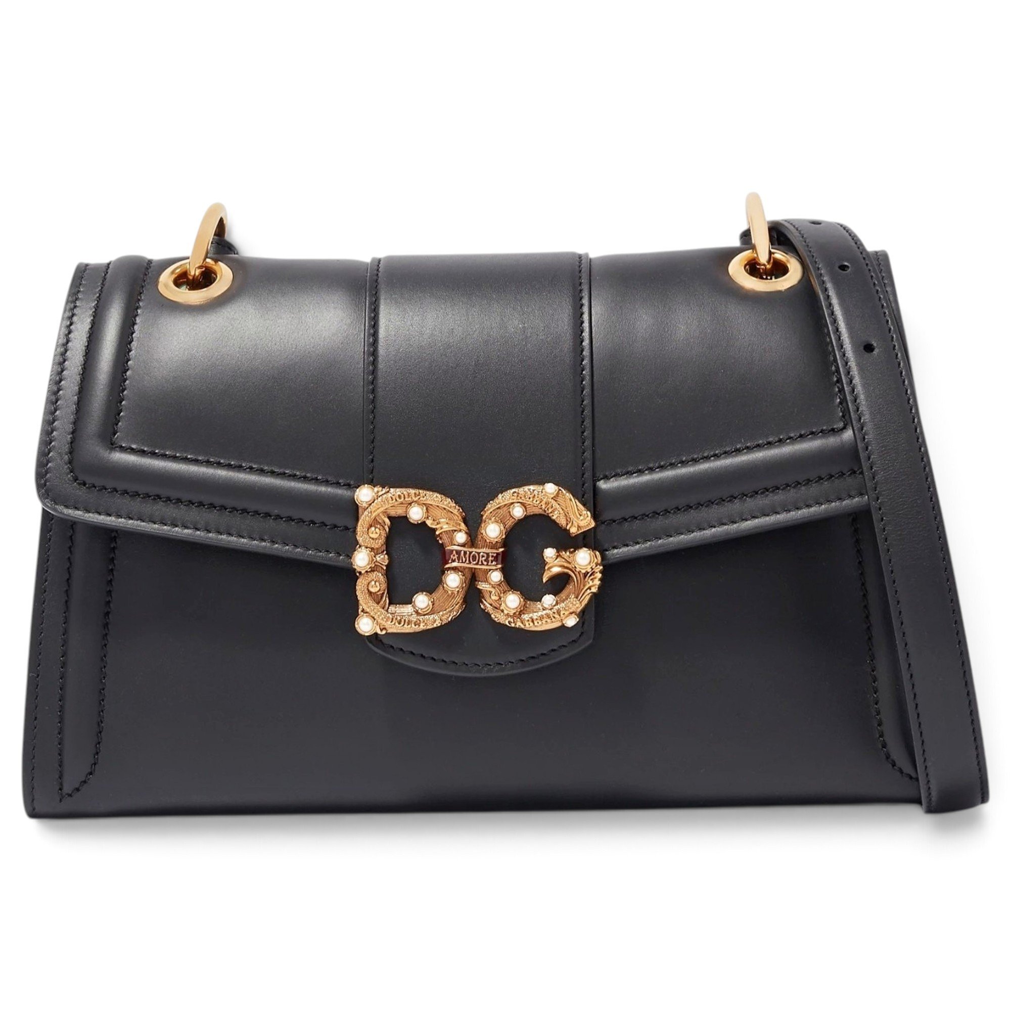 Dolce & Gabbana DG Amore leather handbag