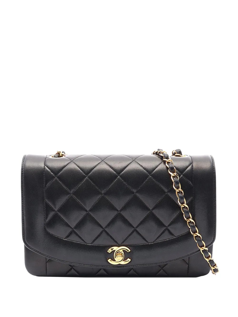1991-1994 Medium Lambskin Diana Flap crossbody bag