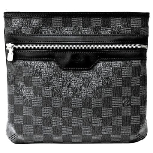 Leather clutch bag