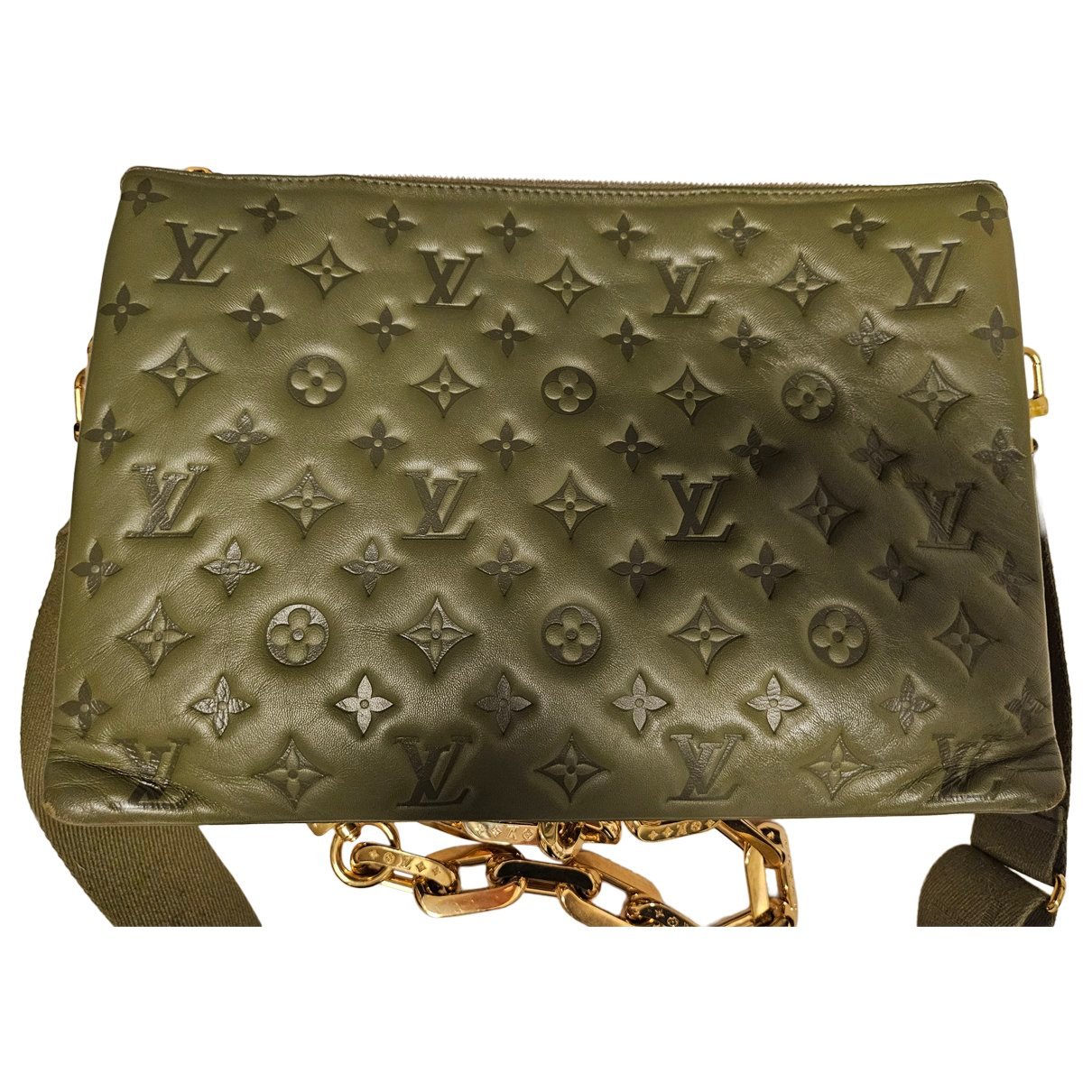 Coussin leather handbag