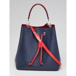 Louis Vuitton Louis Vuitton Indigo/Red Epi Leather NeoNoe MM Bag