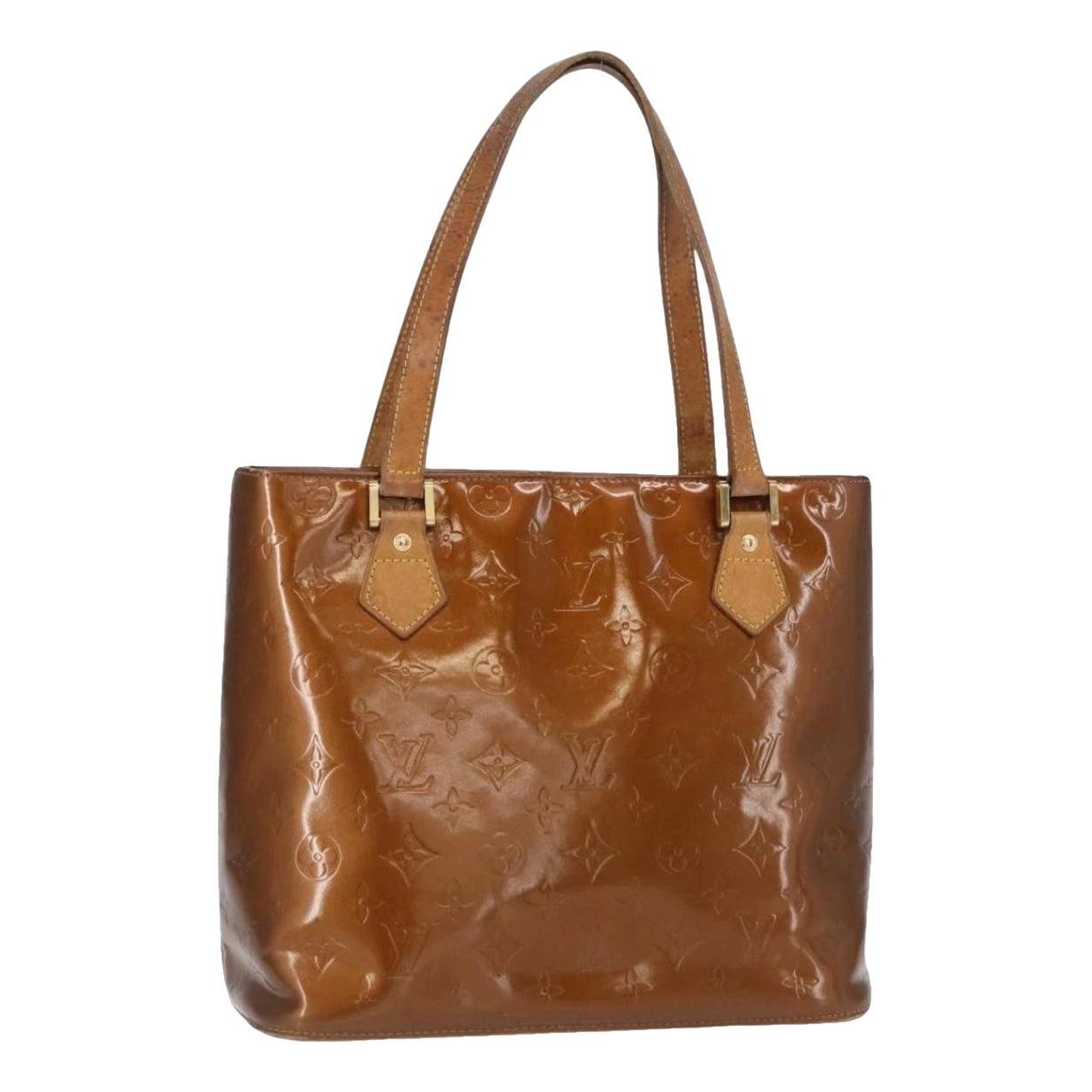Patent leather handbag