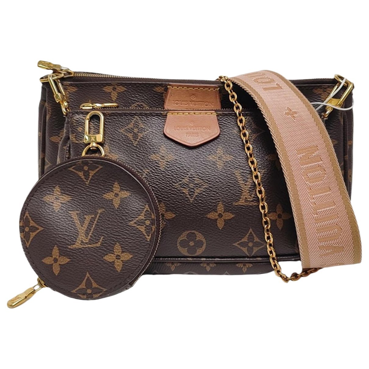 Maxi Multi Pochette Accessoires leather crossbody bag