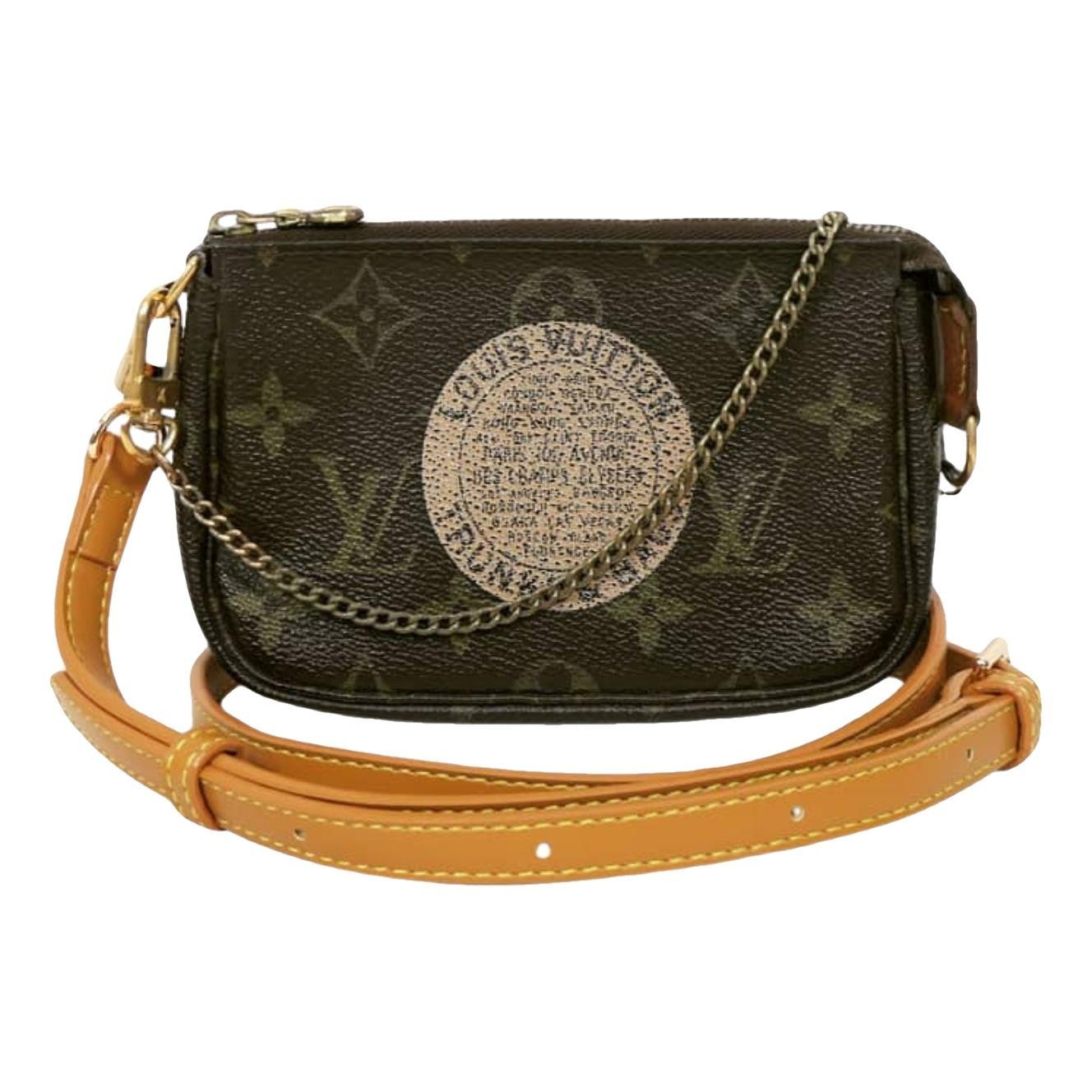 Louis Vuitton Pochette Accessoire cloth handbag