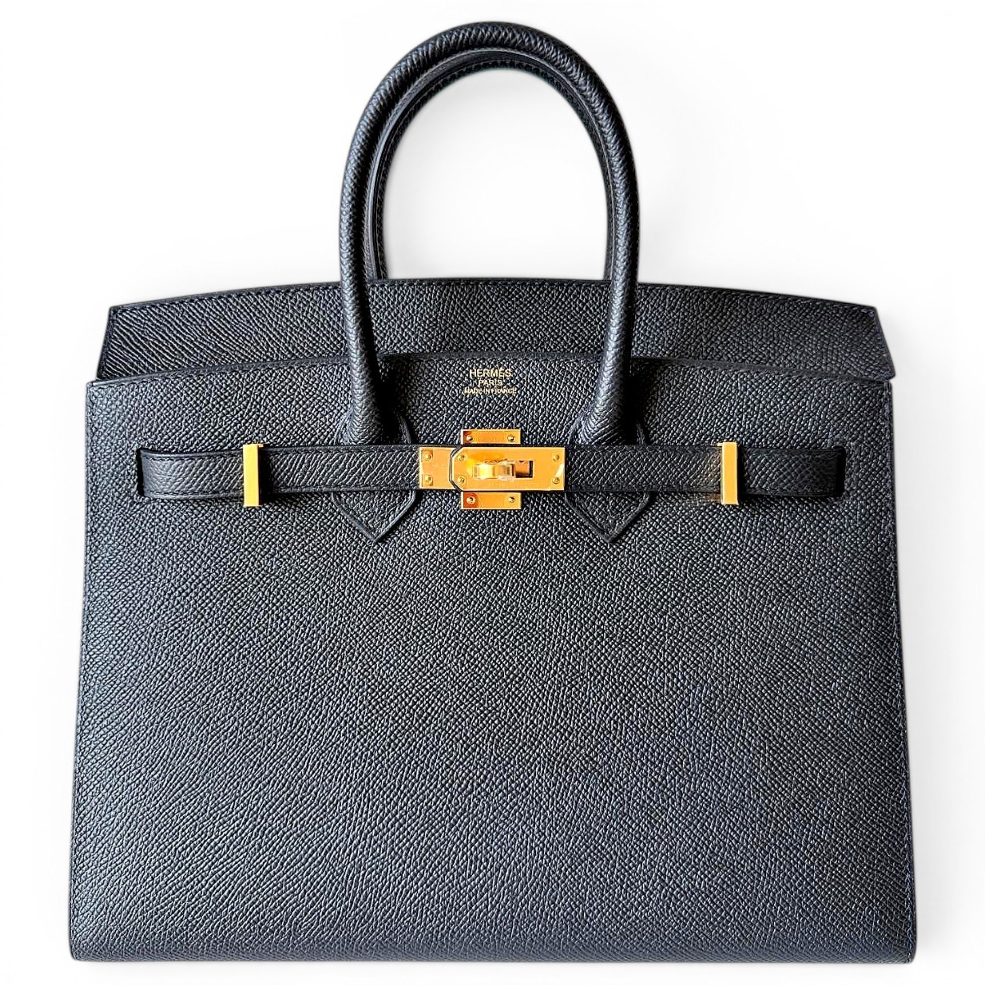 Birkin 25 leather handbag