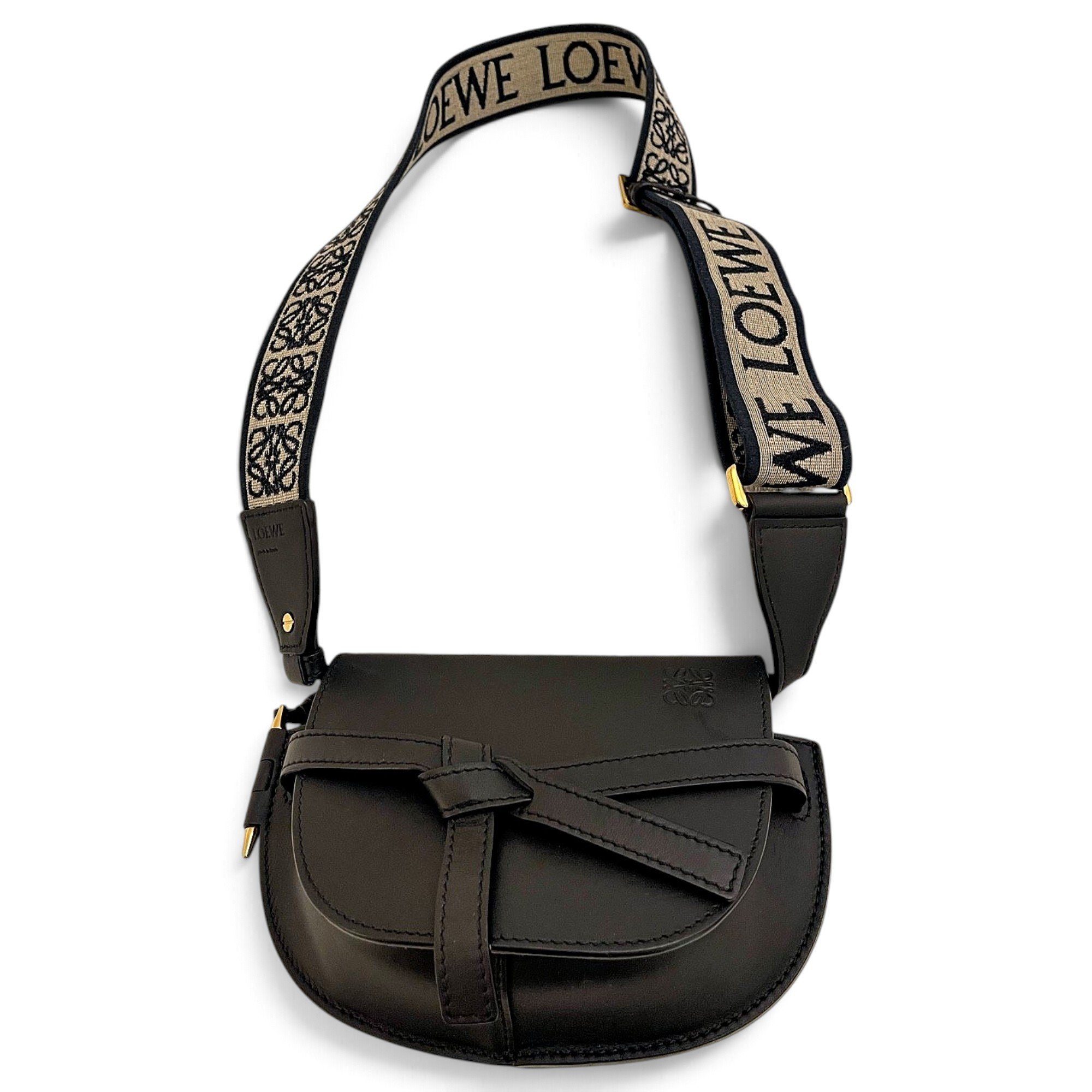 Gate leather crossbody bag