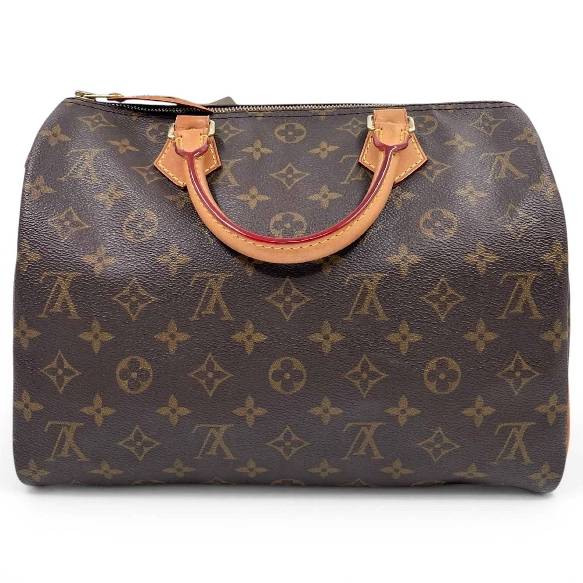 Speedy leather handbag