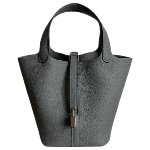 Hermes Picotin 18 Handbag Gris Pantin
