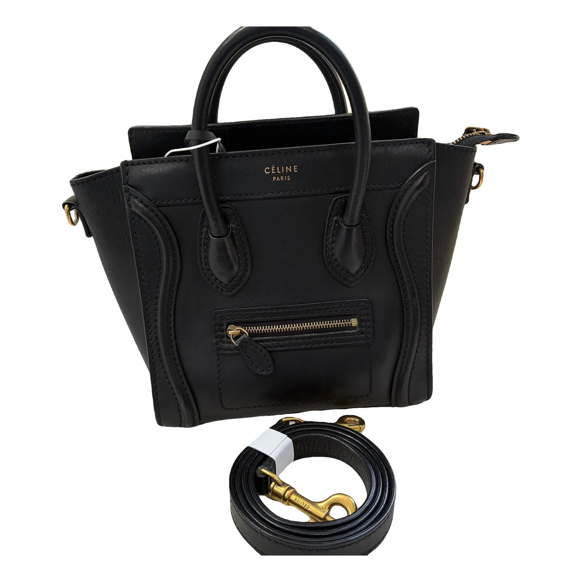 Nano Luggage leather handbag