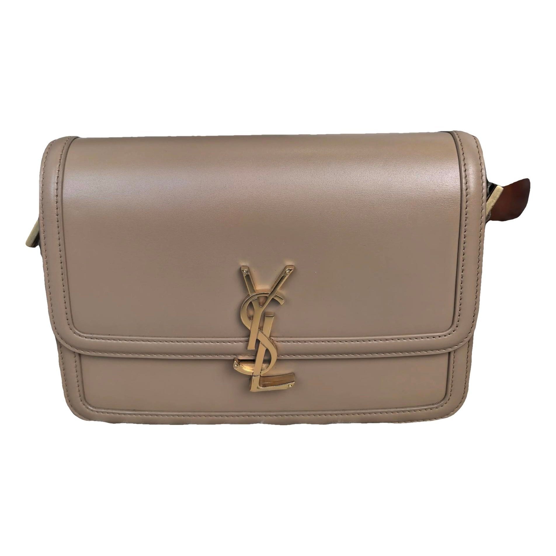 Solférino leather handbag