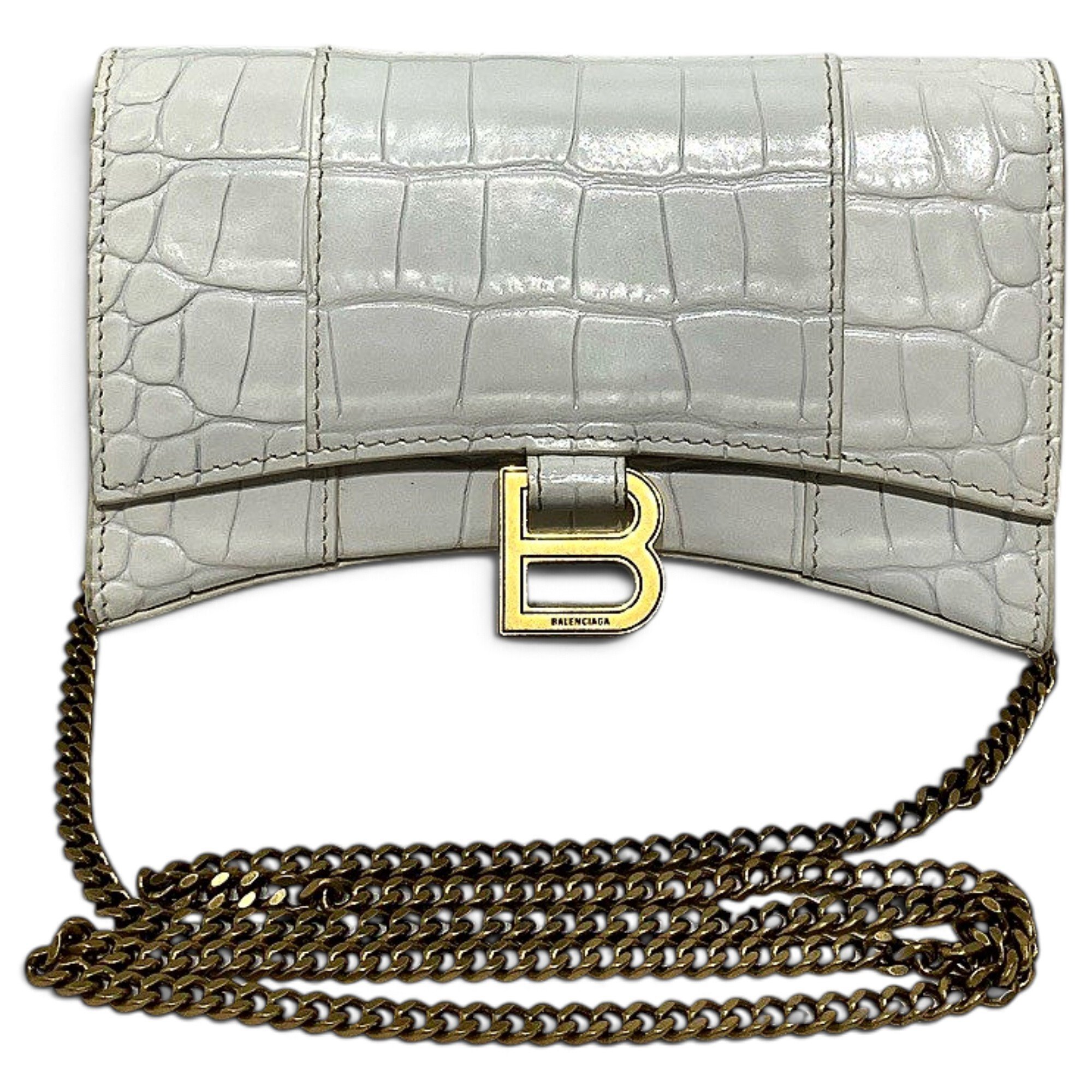 Balenciaga Hourglass leather handbag