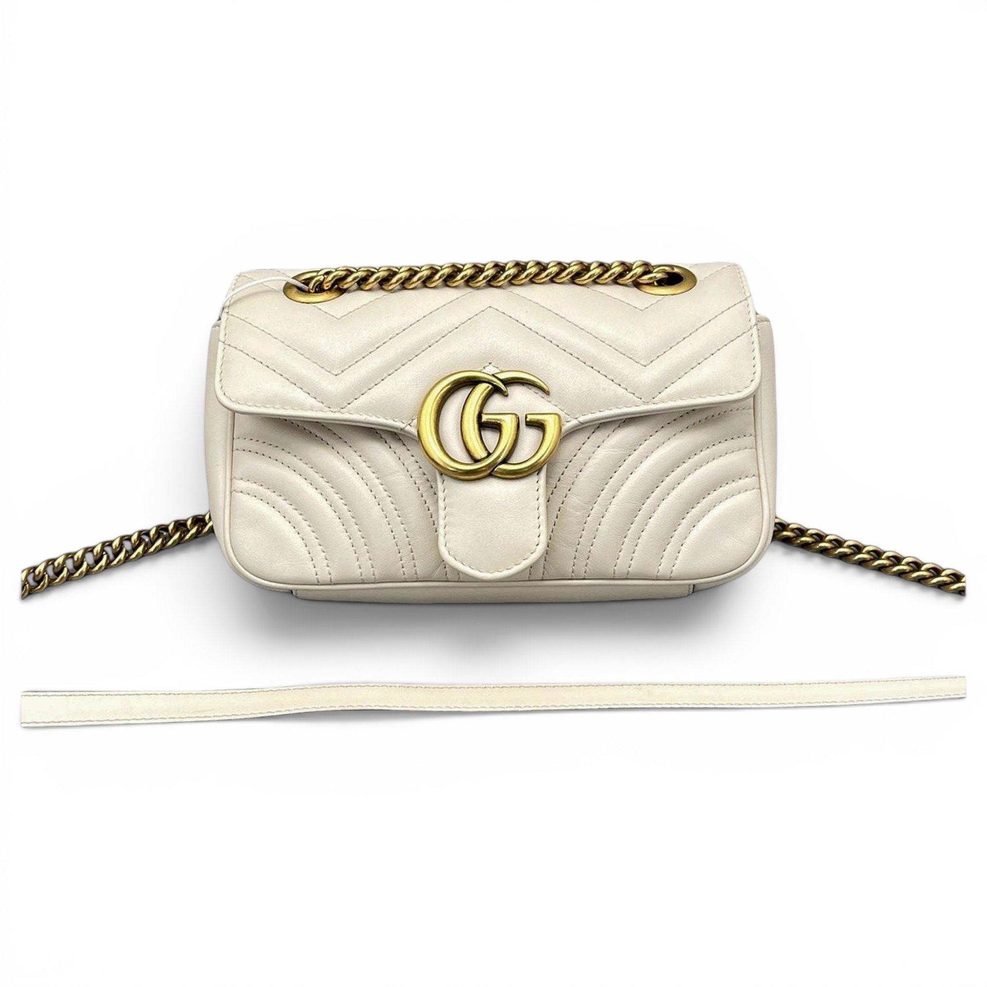 GG Marmont Flap leather handbag