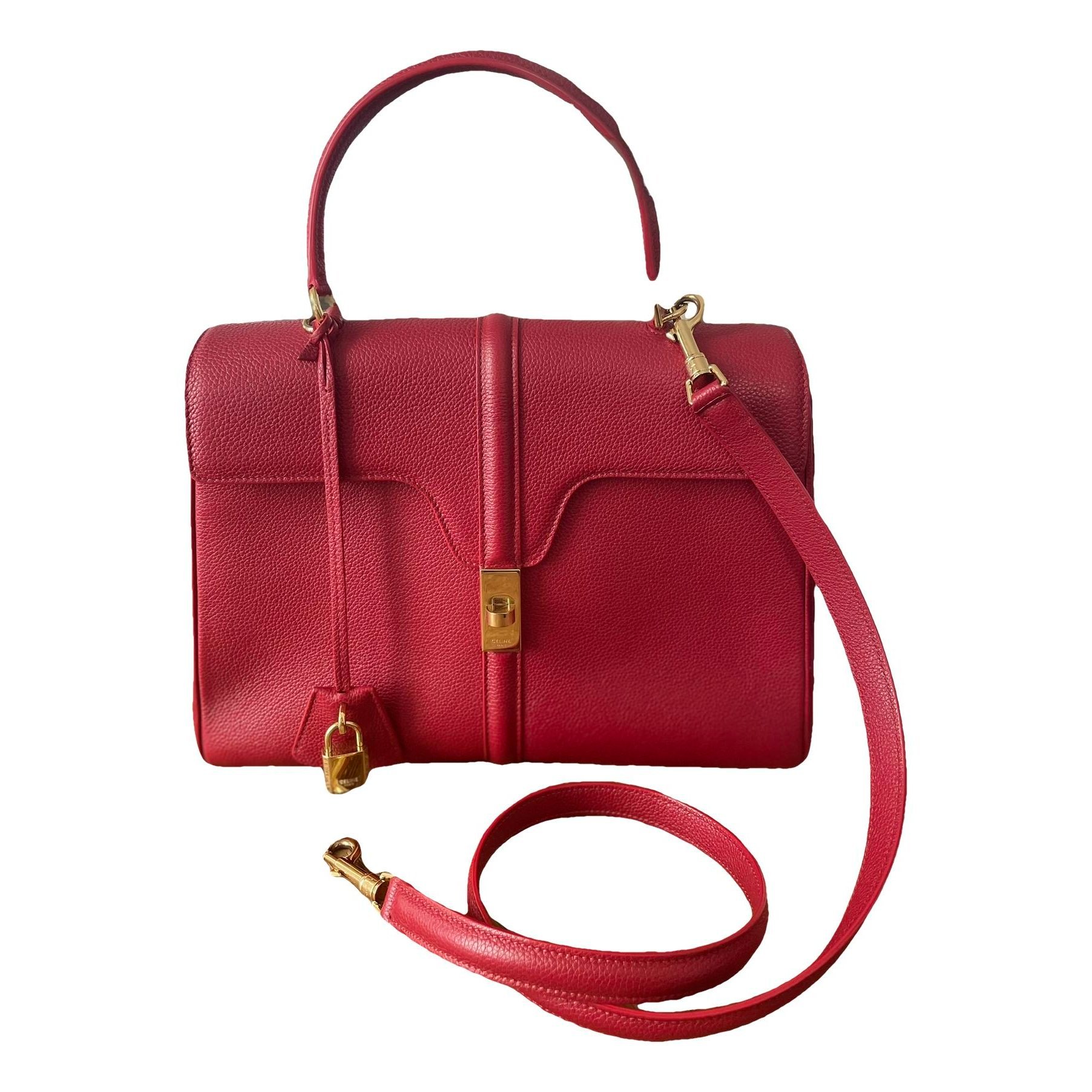 Sac 16 leather handbag