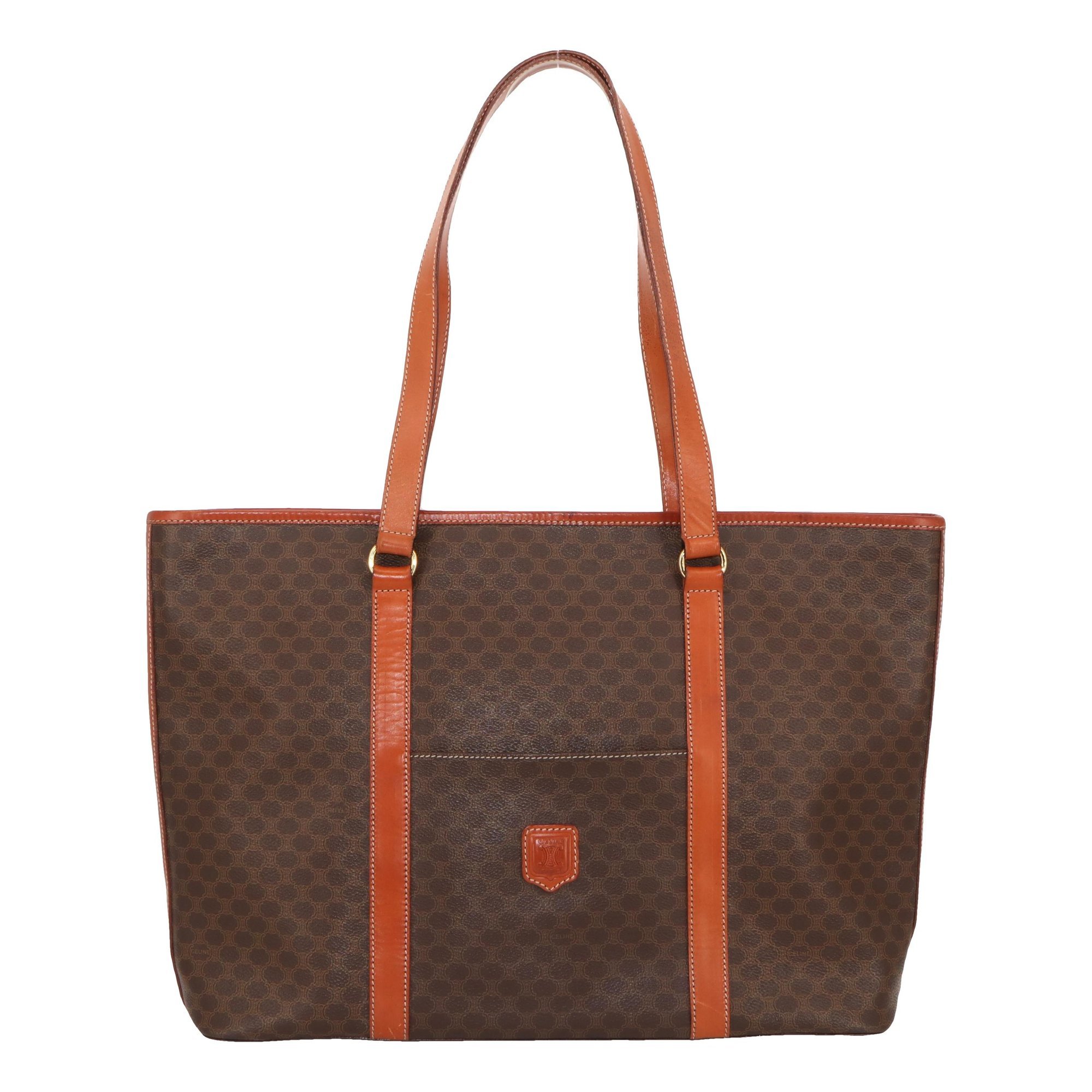 Leather tote