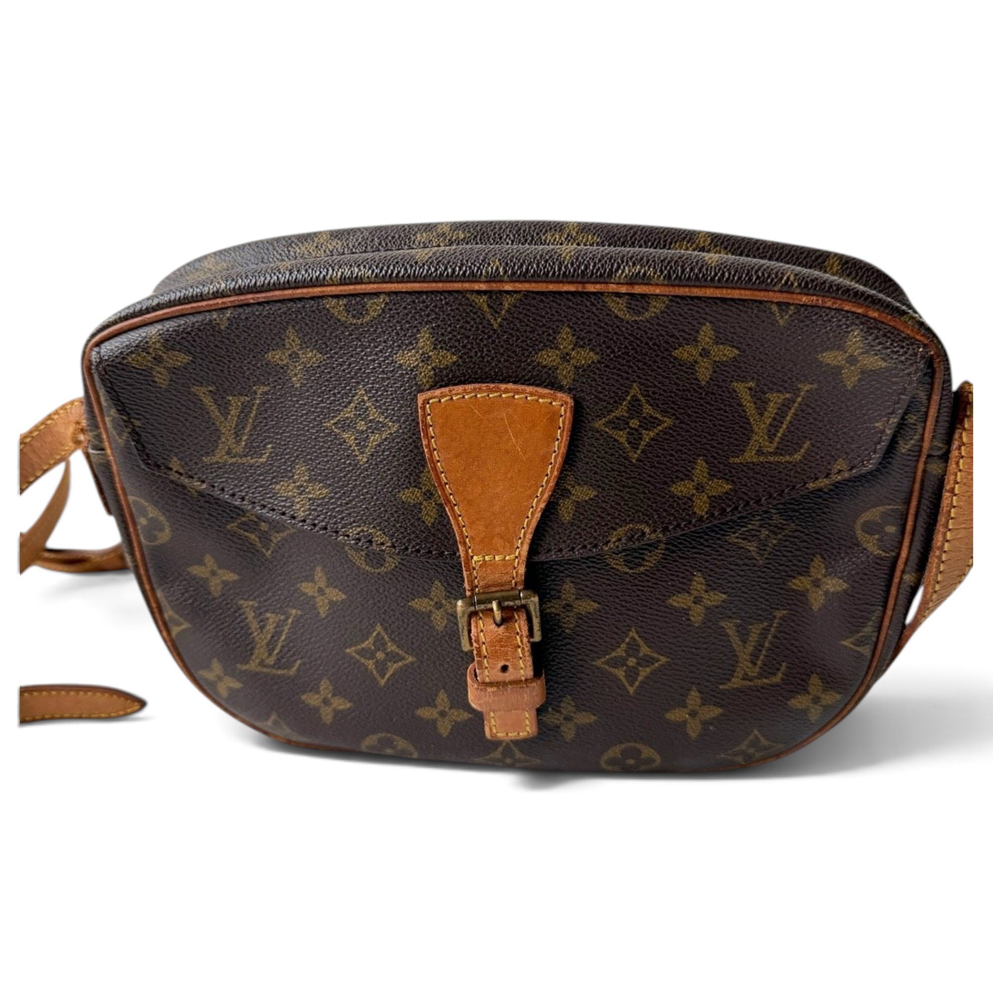 Jeune fille leather crossbody bag