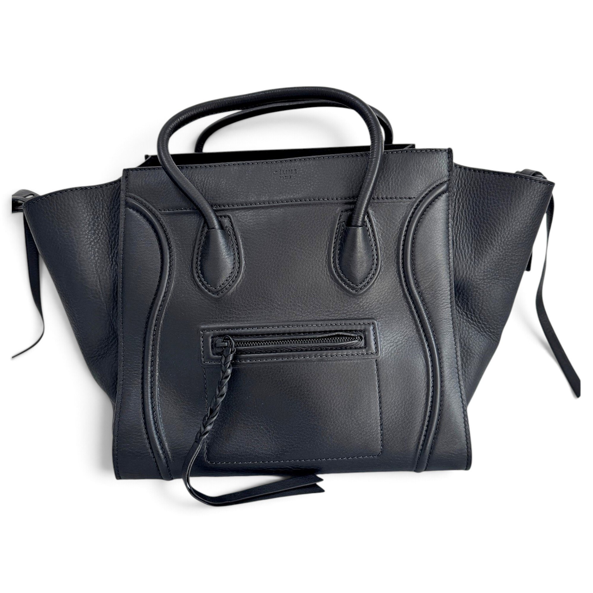 Luggage leather handbag