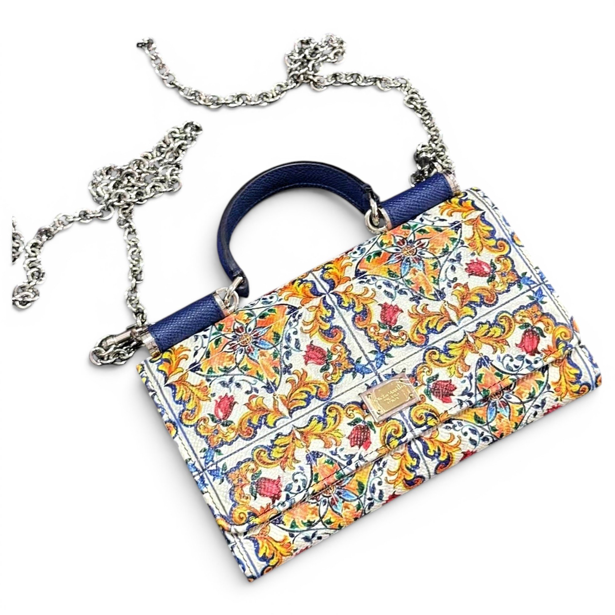 Sicily leather clutch bag
