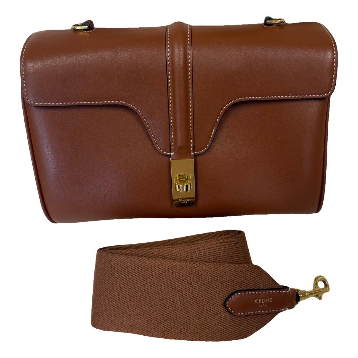 Sac 16 leather handbag