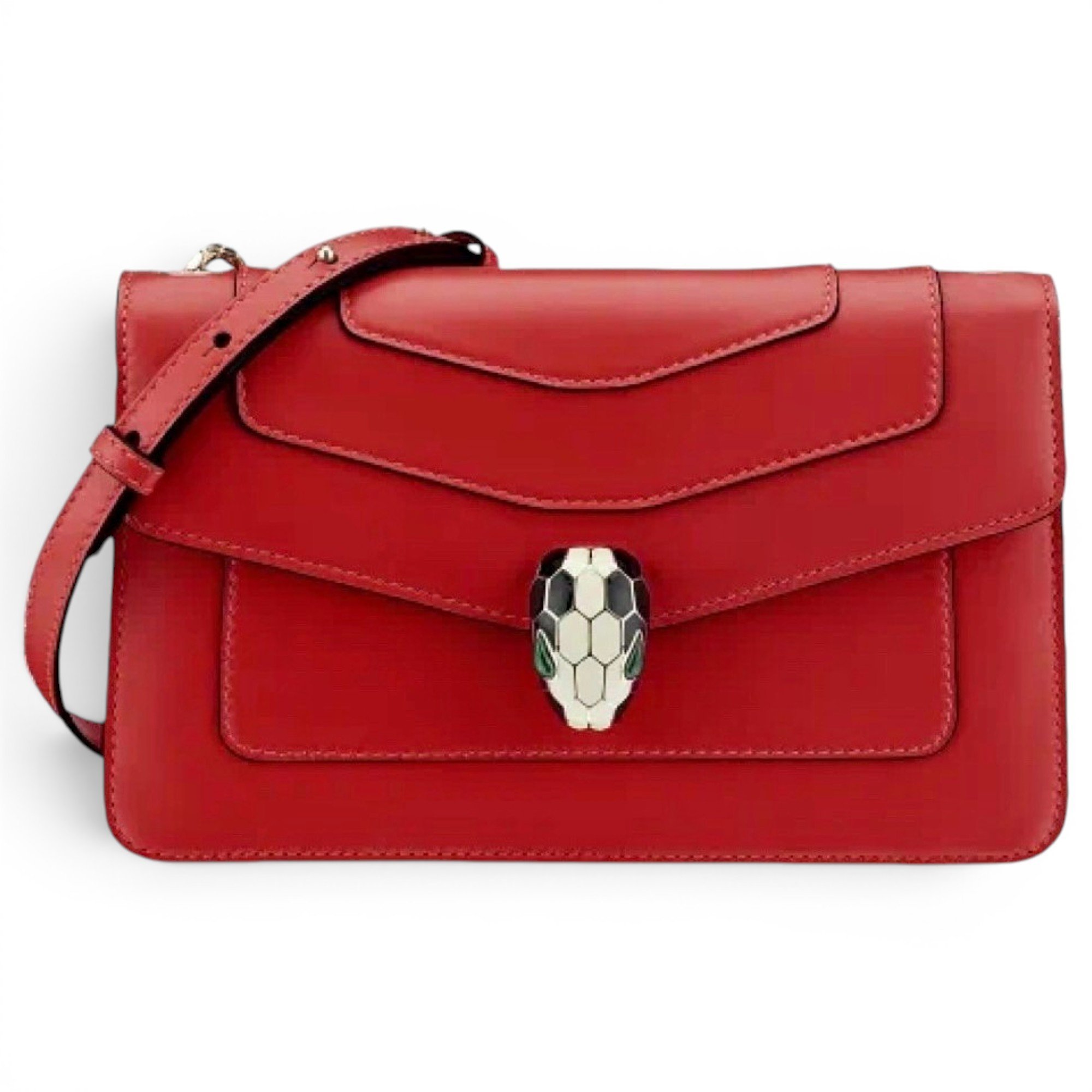 Serpenti leather crossbody bag