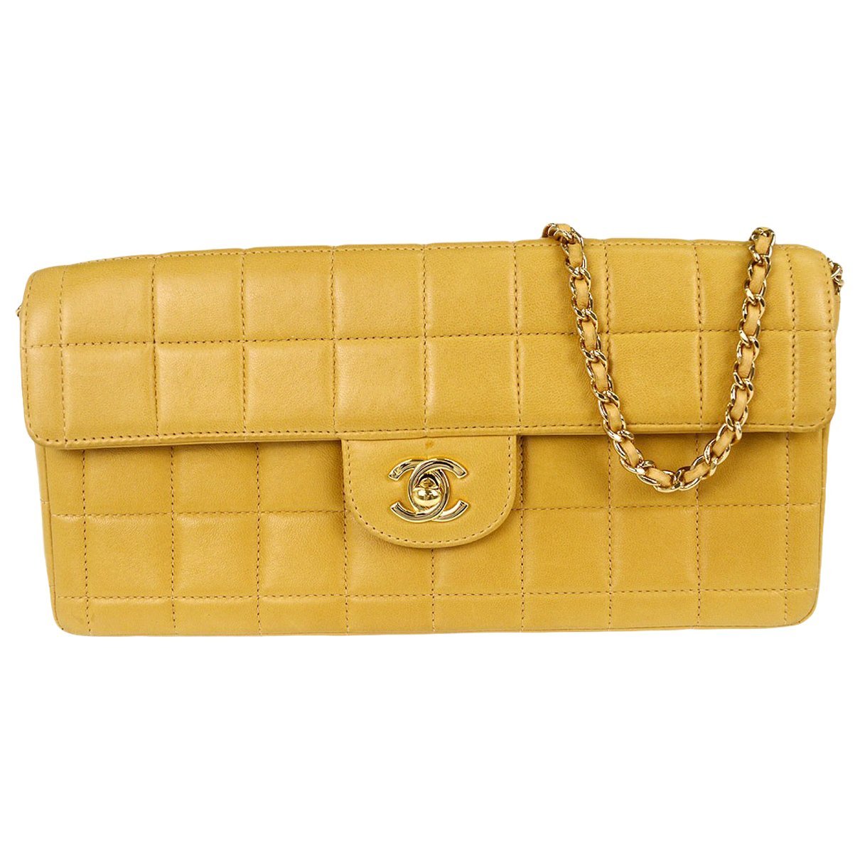 East West Chocolate Bar leather handbag