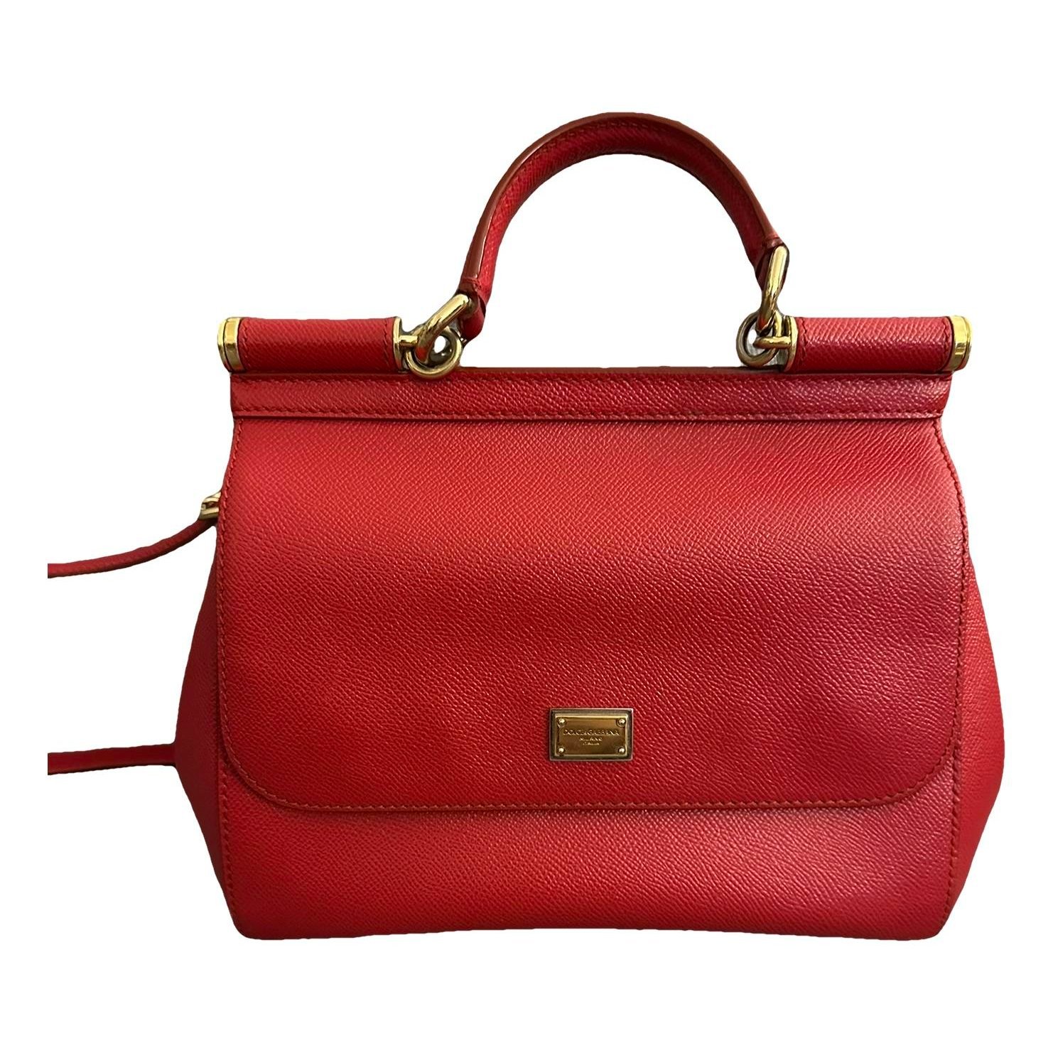 Dolce & Gabbana Sicily leather handbag