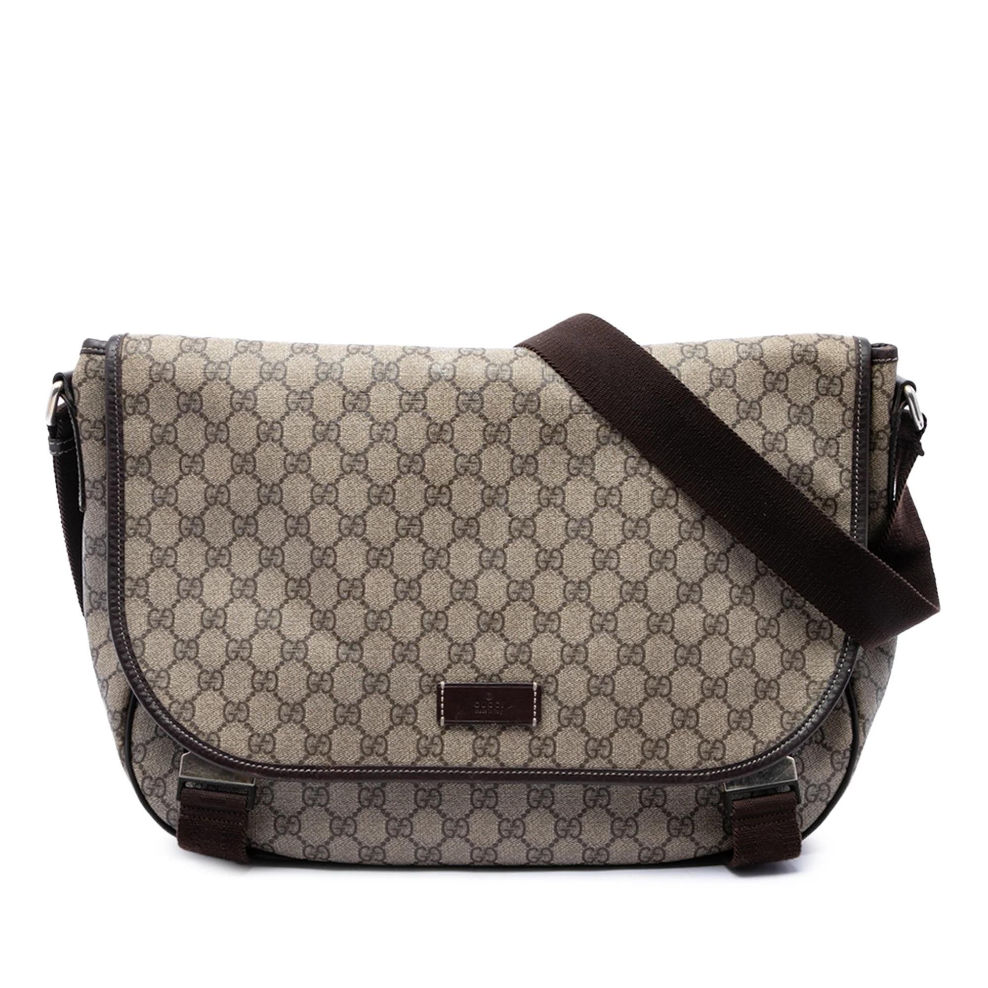 Gucci B leather crossbody bag