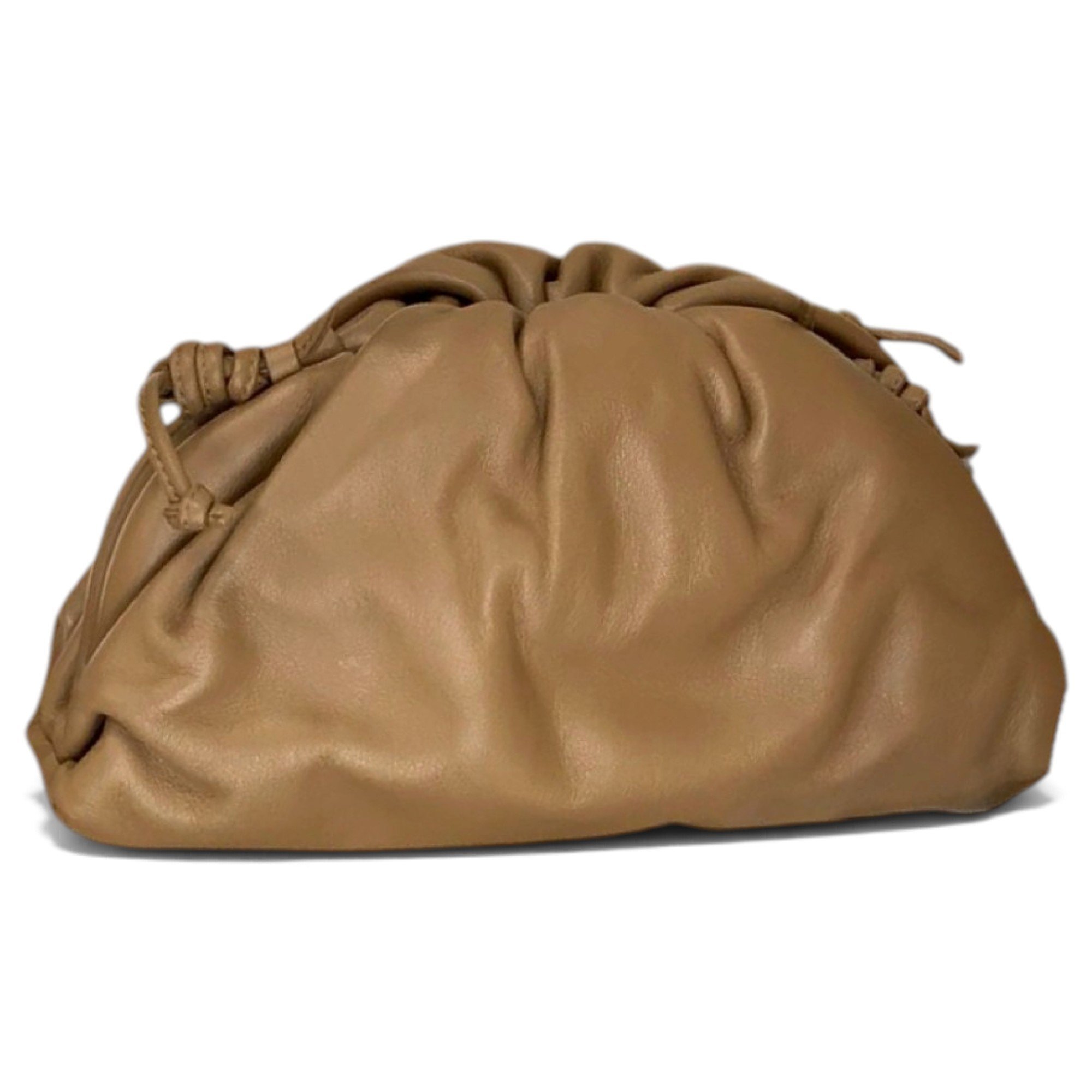 Pouch leather handbag