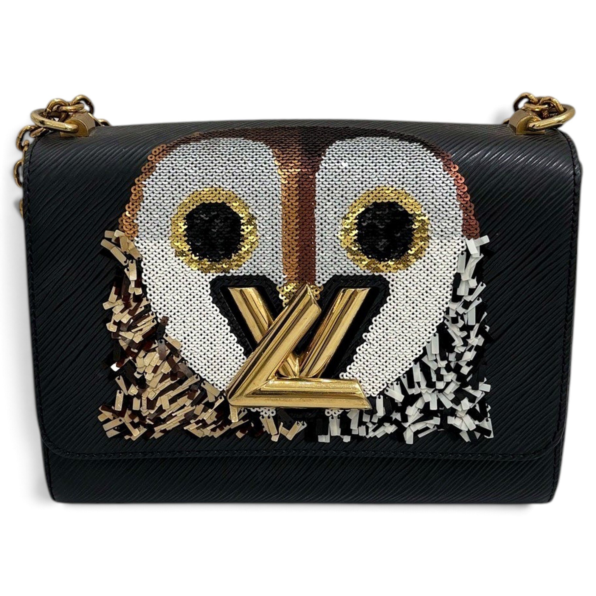 Twist leather handbag