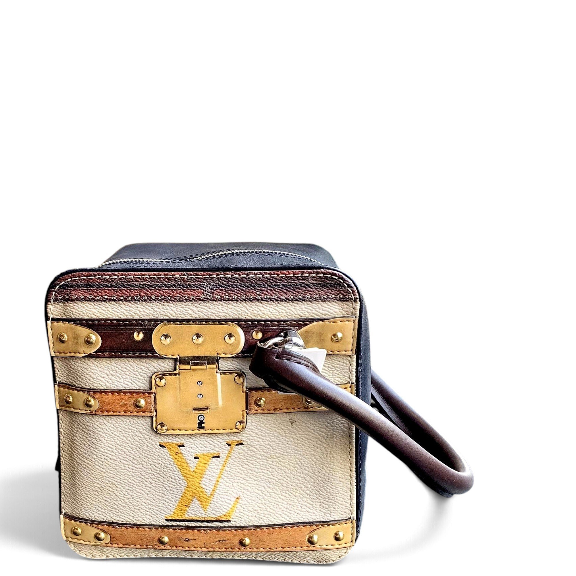 Square bag leather handbag