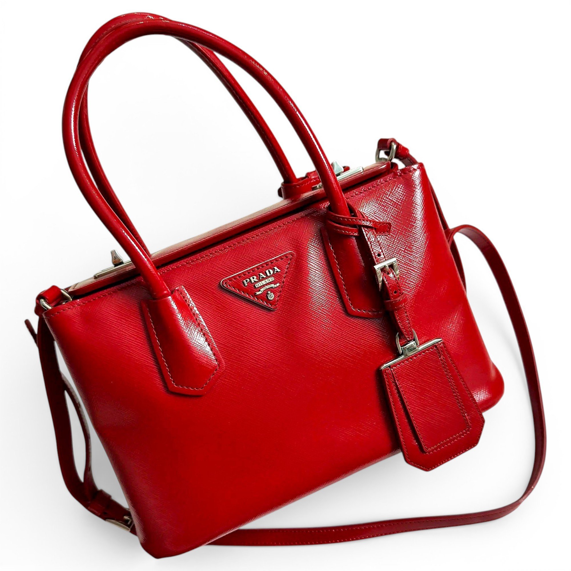 Leather handbag