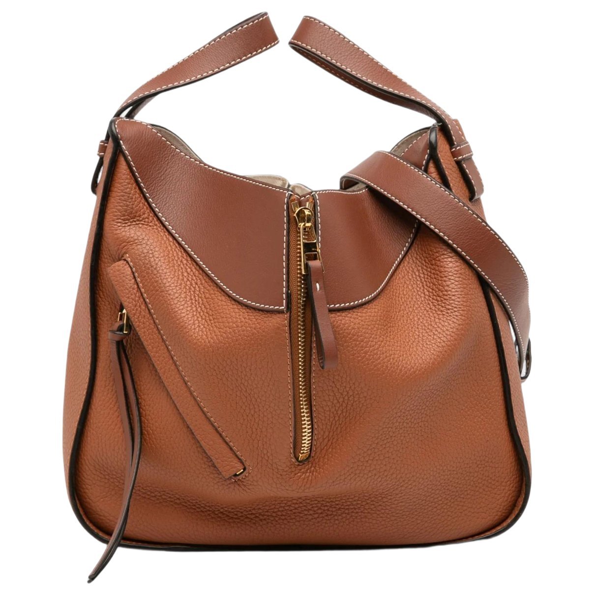 Hammock leather satchel