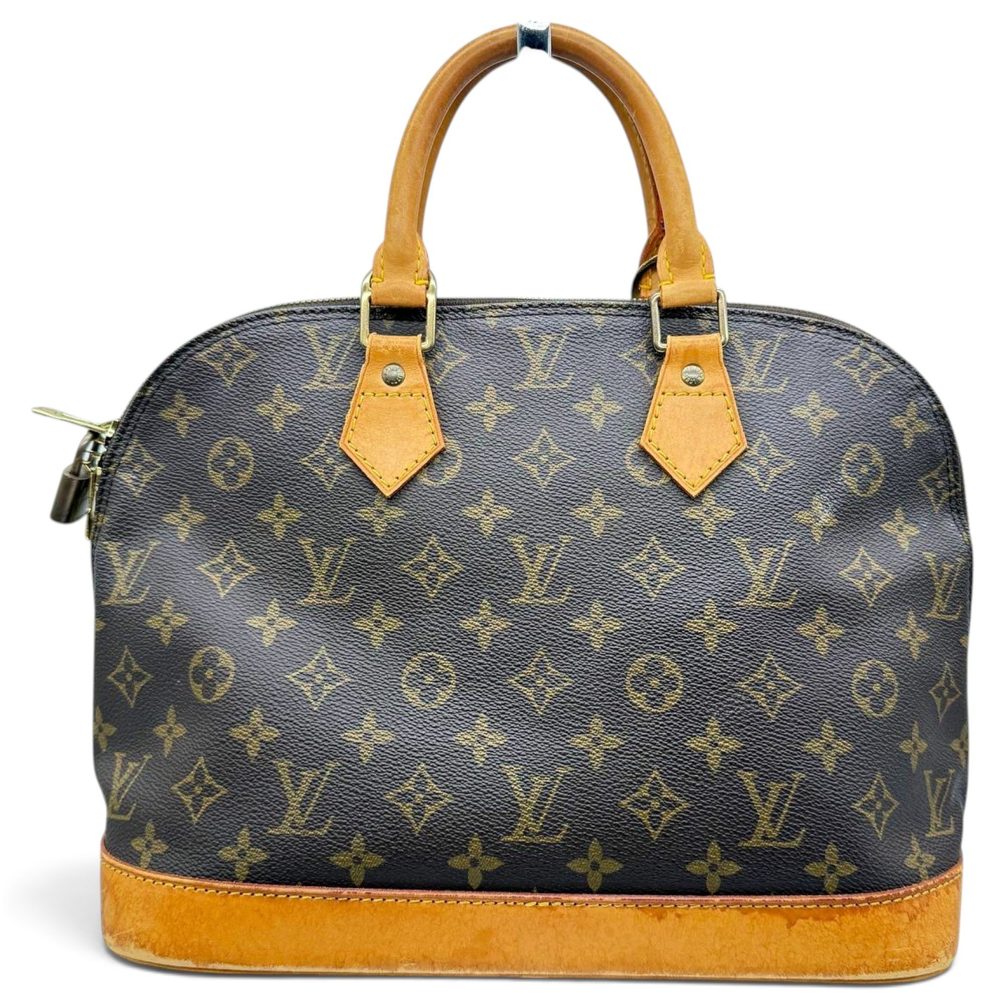 Louis Vuitton Alma leather handbag